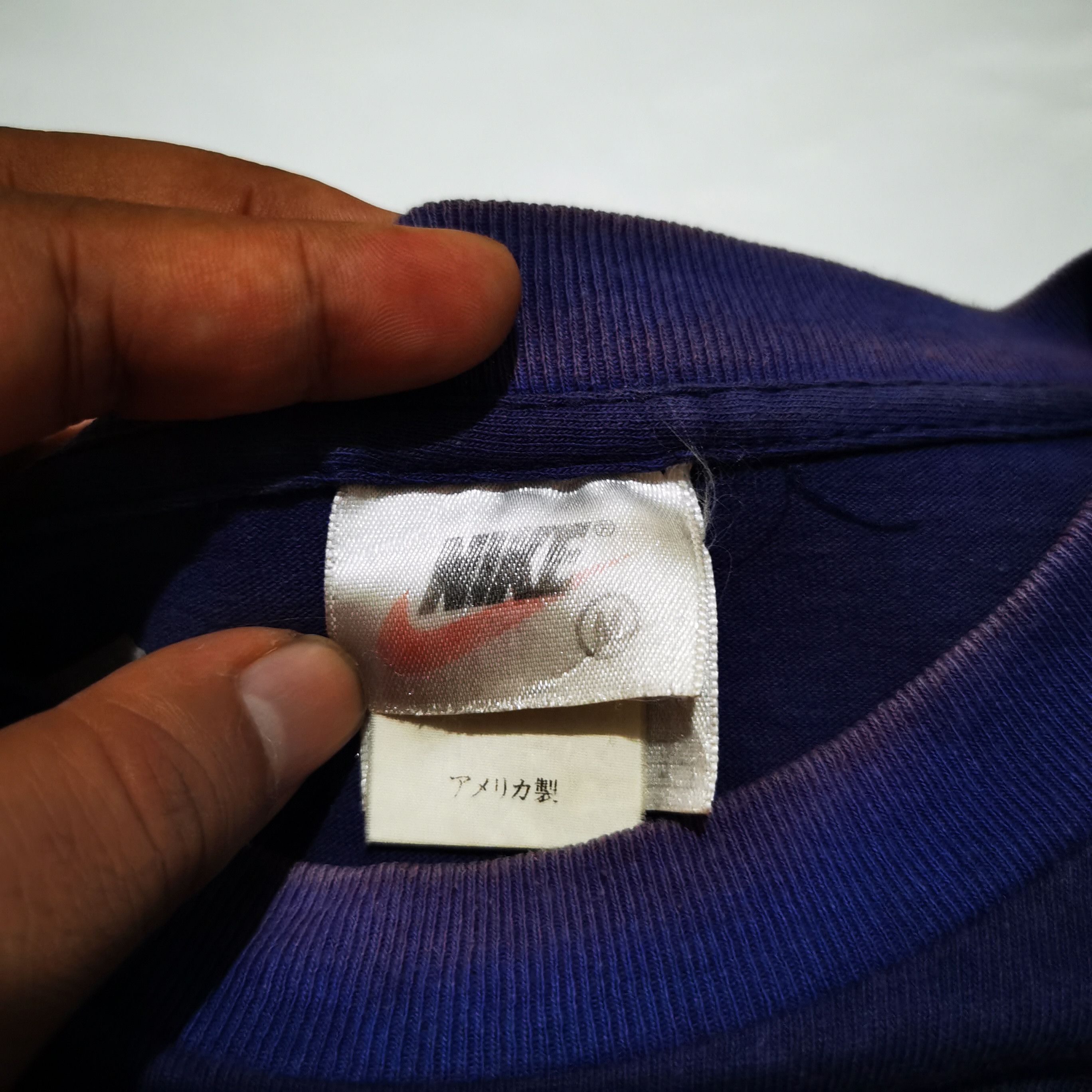 Nike Vintage 90s Nike Air Doublesided tshirt Size US M / EU 48-50 / 2 - 5 Thumbnail