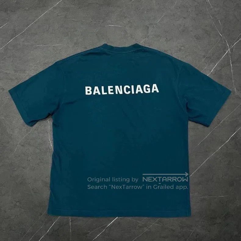 Balenciaga Balenciaga embroidered logo short-sleeve T-shirt size S. Size US S / EU 44-46 / 1 - 2 Thumbnail