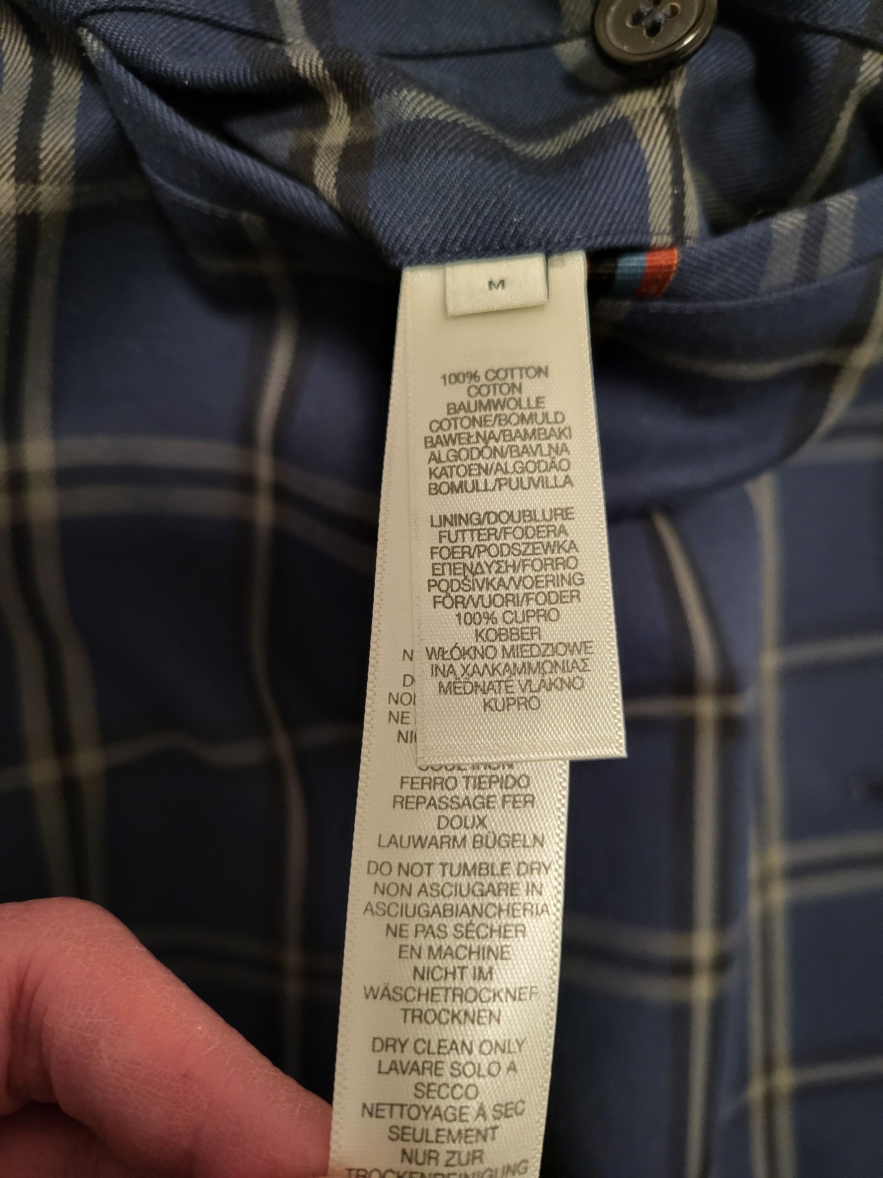 Paul Smith Mac Cotton Coat In Check Print Size US M / EU 48-50 / 2 - 7 Thumbnail