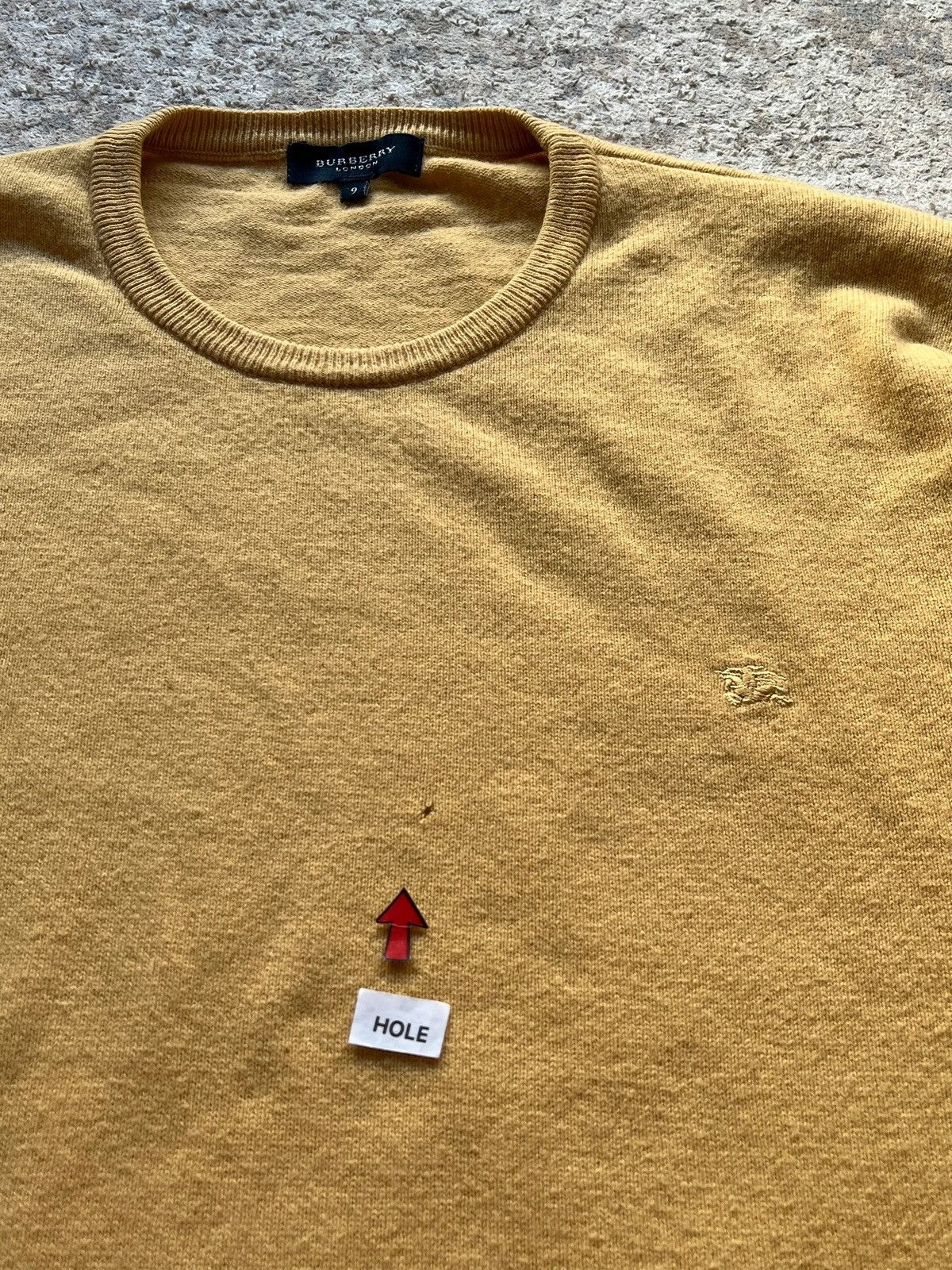 Burberry Burberry London Reblox Sz 9 / XXL Men's 65% Lambs Wool 2000 Size US XXL / EU 58 / 5 - 11 Thumbnail