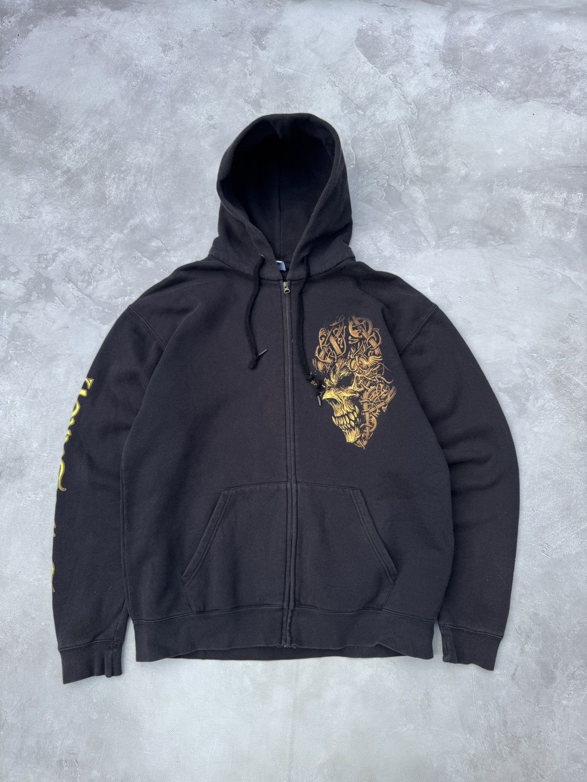Band Tees Vintage Amon Amarth Fade Baggy Zip Hoodie Size US L / EU 52-54 / 3 - 2 Thumbnail