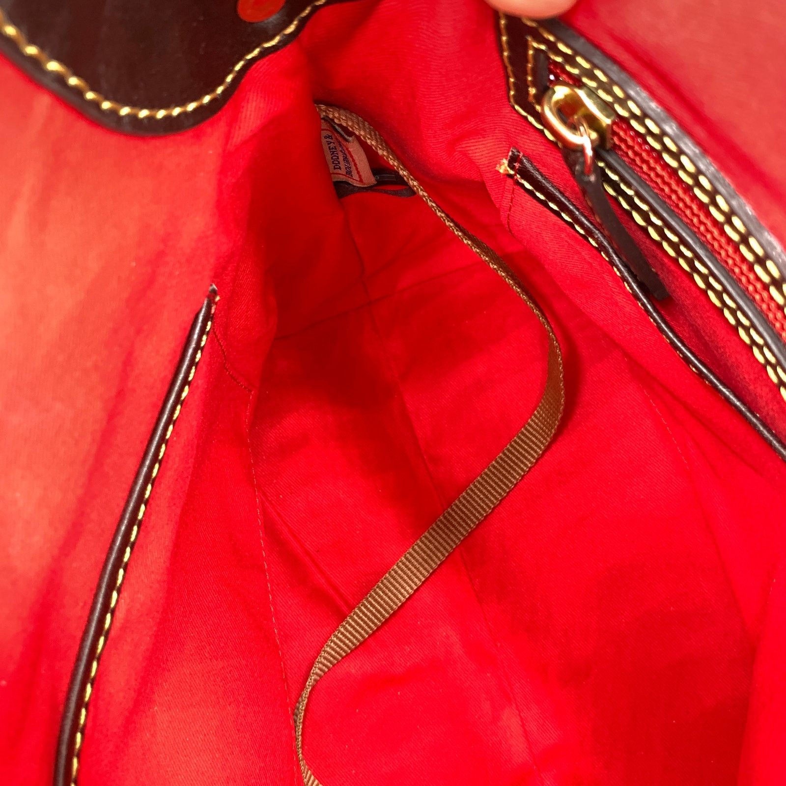 Dooney & Bourke Dooney & Bourke Florentine Leather Purse Small Heidi Satchel Size ONE SIZE - 13 Thumbnail