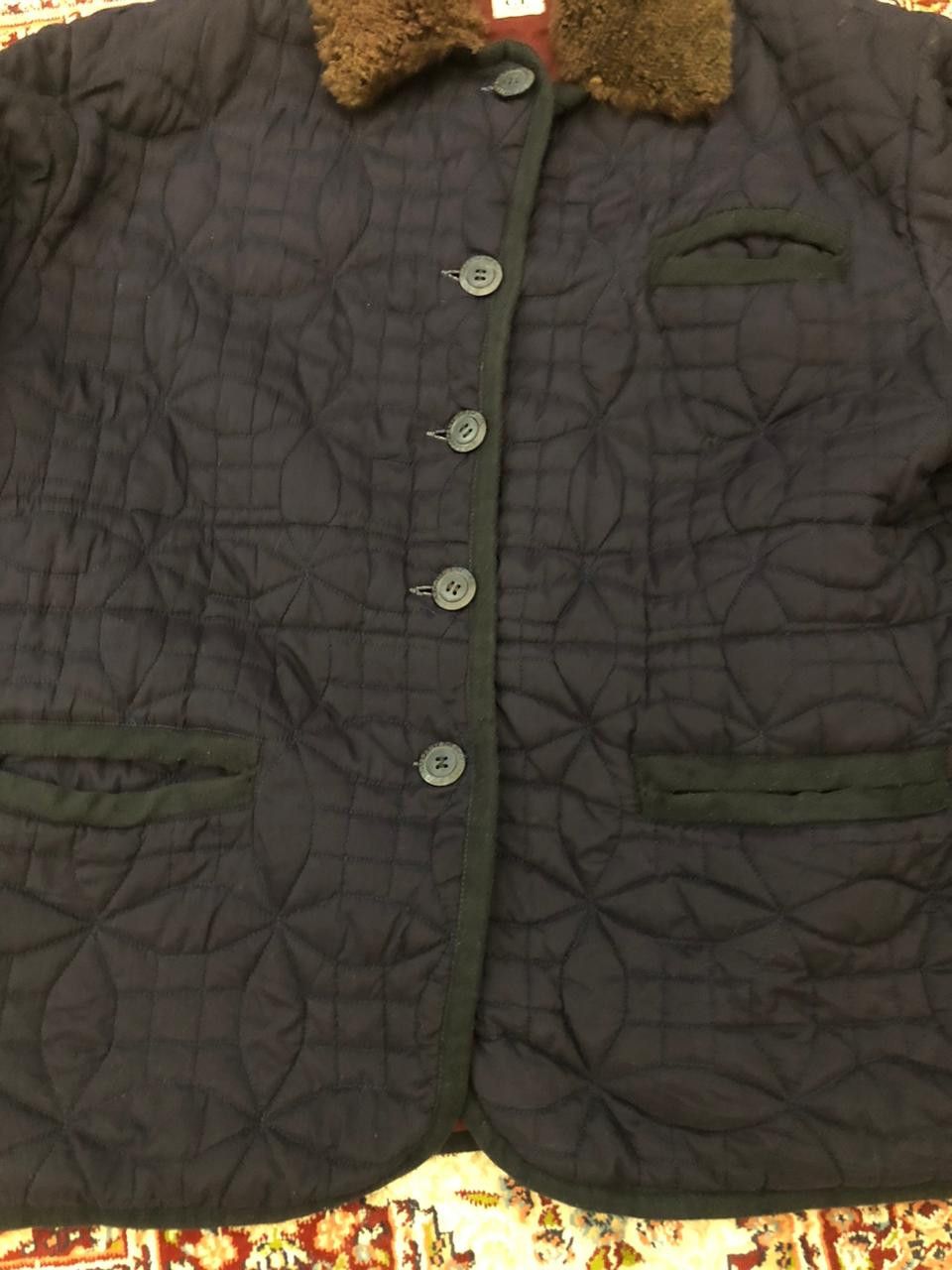 C.P. Company Vintage Cp Compnay Quilted Jakcet Blue 42 Rare Corduroy Fur Size US L / EU 52-54 / 3 - 10 Thumbnail