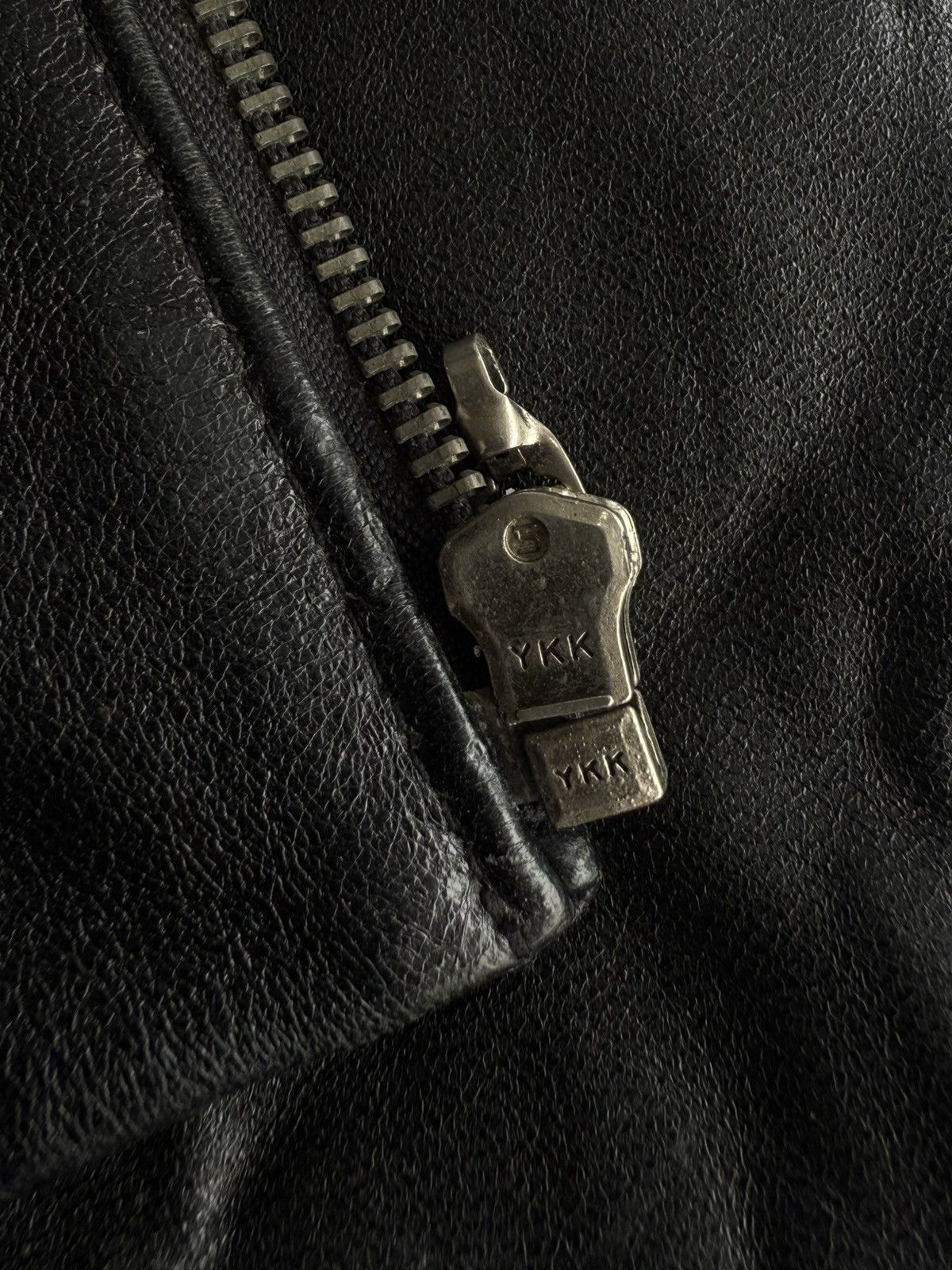 Balenciaga 1997 Balenciaga - Motorcycle Zip Leather Jacket Size US XL / EU 56 / 4 - 13 Thumbnail