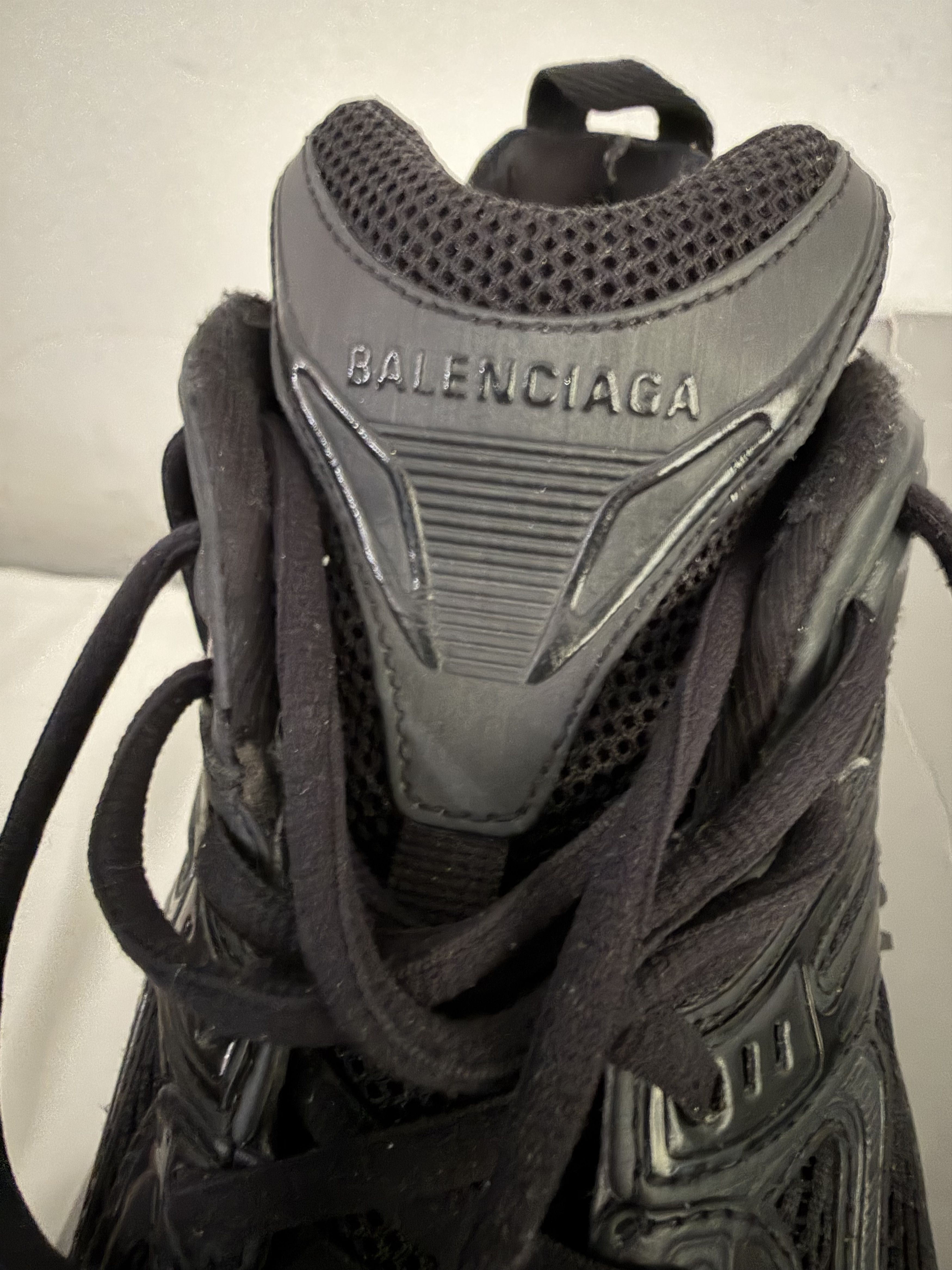 Balenciaga Suspended Heel Black Mesh Sneakers Size US 8 / EU 41 - 12 Thumbnail