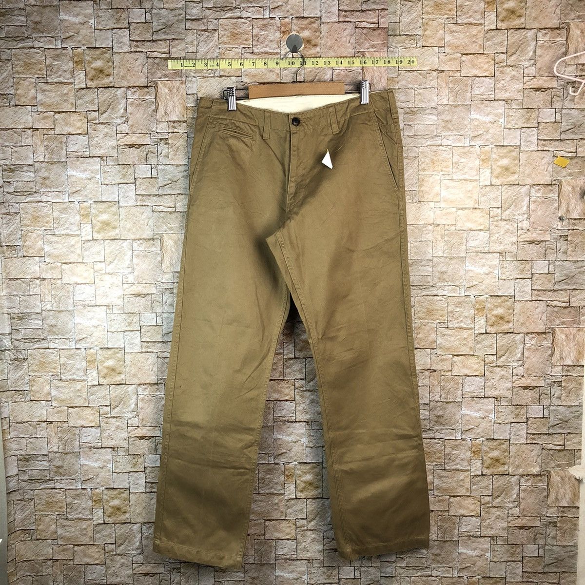 Japanese Brand Uniqlo Brown Casual Pants #A1145 Size US 31 - 1 Thumbnail