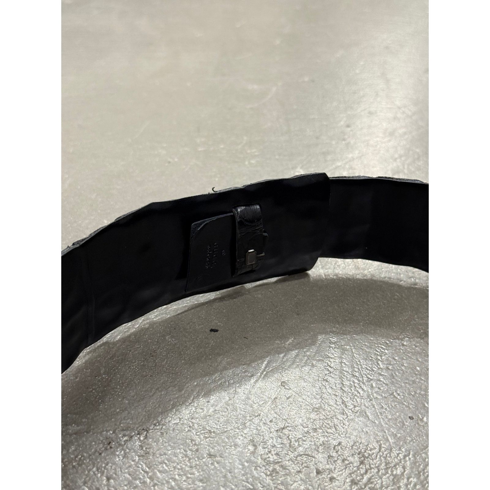 Gucci A/W2002 Gucci by Tom Ford real crocodile belt Size ONE SIZE - 6 Thumbnail