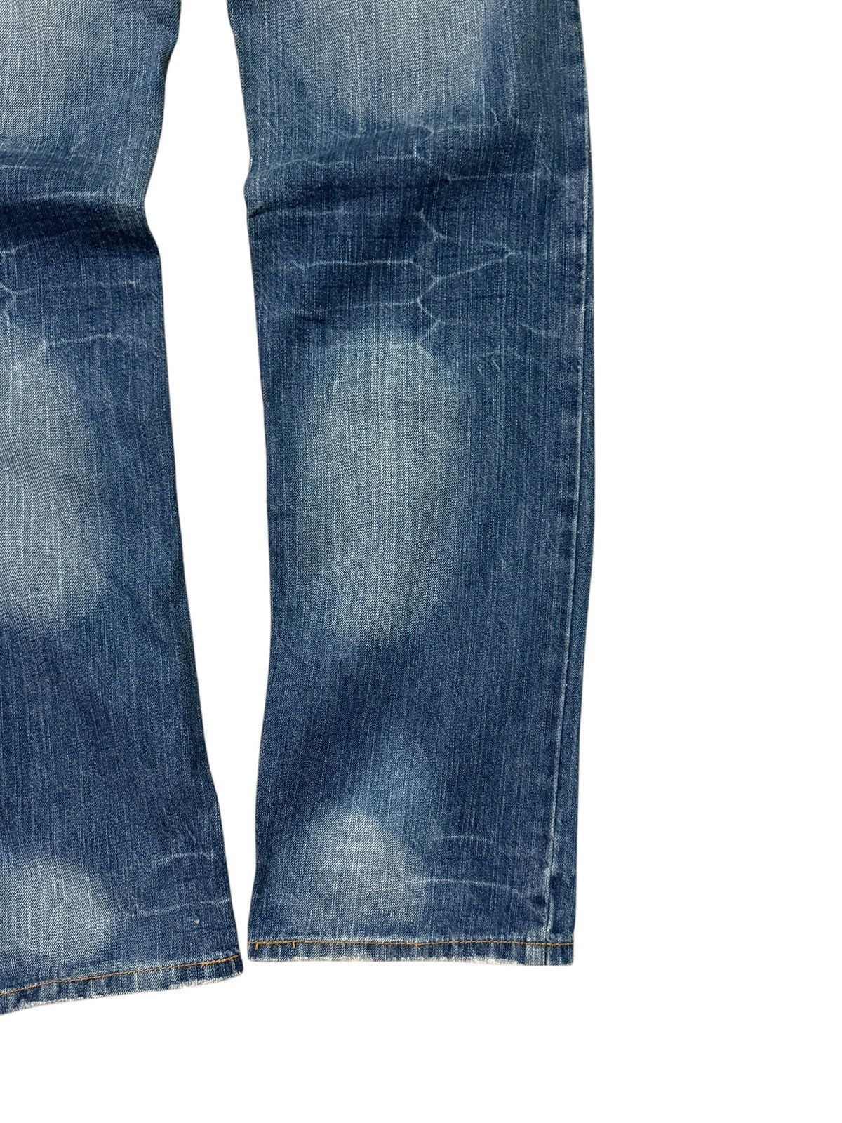 Hysteric Glamour BLUE MOON BLUE DOUBLE WAIST COLOURFUL EMBROIDERY DENIM Size US 29 - 16 Thumbnail