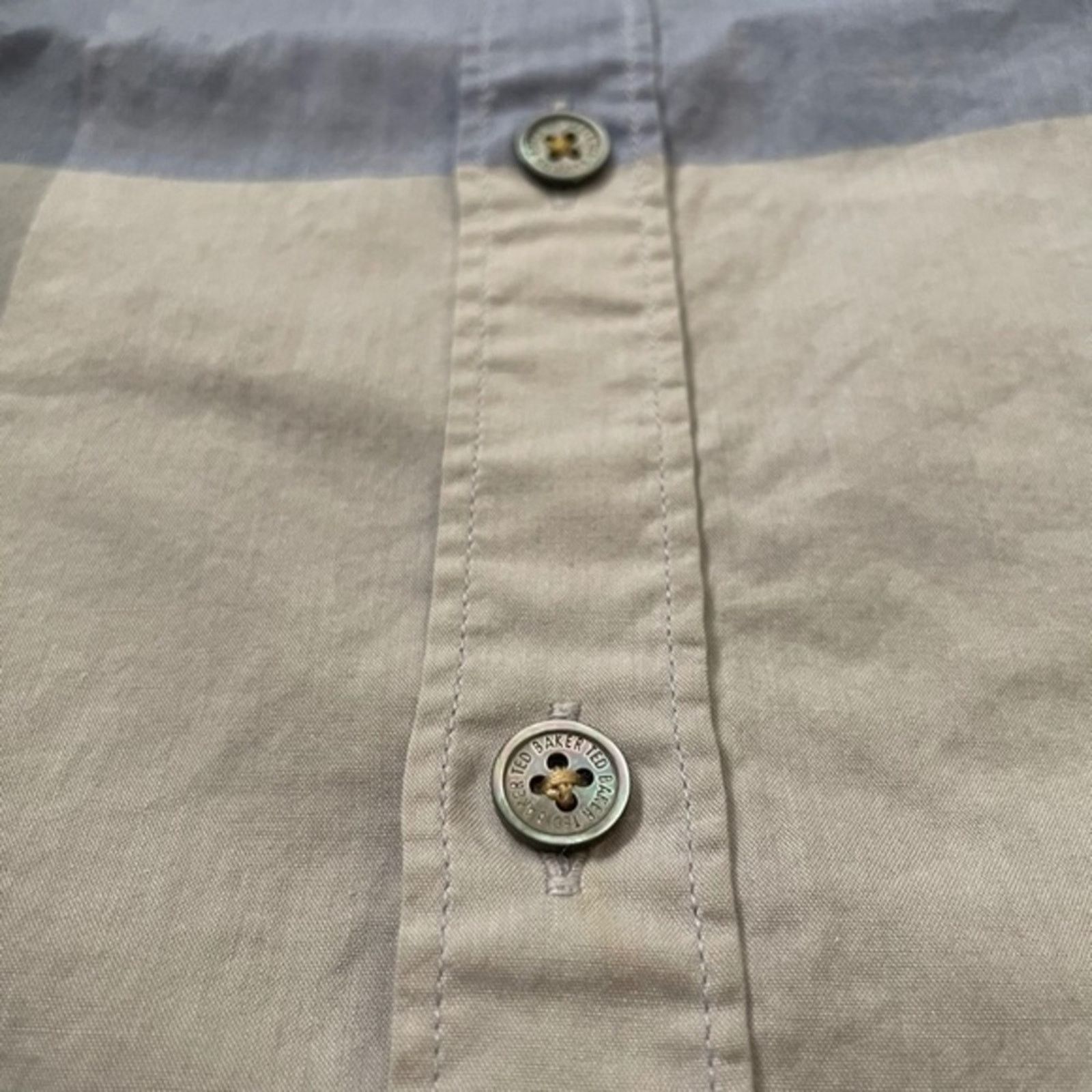 Ted Baker Ted Baker Shamdog Extra Trim Blue Sport Slim Fit Shirt Size US S / EU 44-46 / 1 - 7 Thumbnail