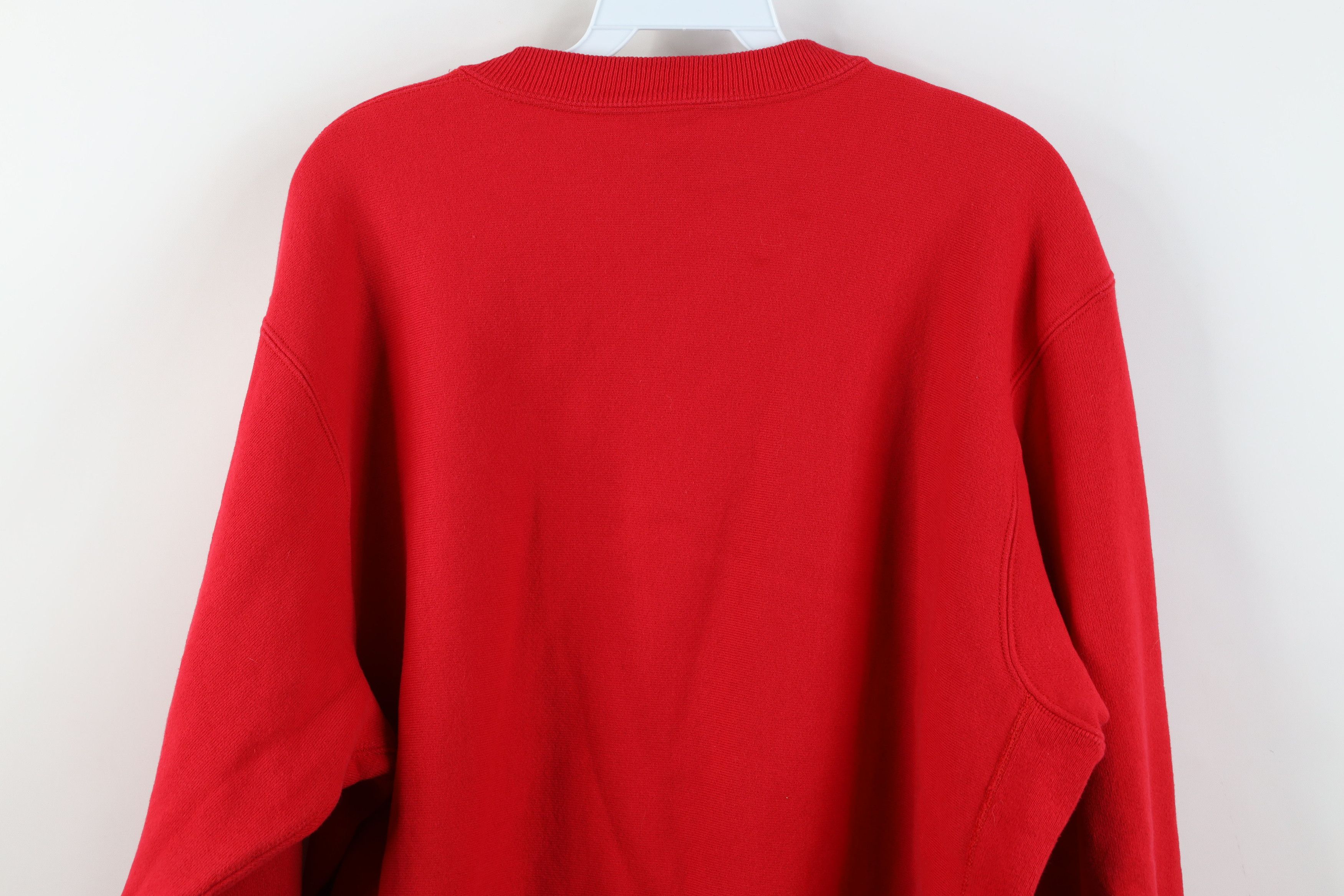 Vintage Vintage 90s Streetwear Reverse Weave Heavy Sweatshirt USA Size US L / EU 52-54 / 3 - 14 Thumbnail