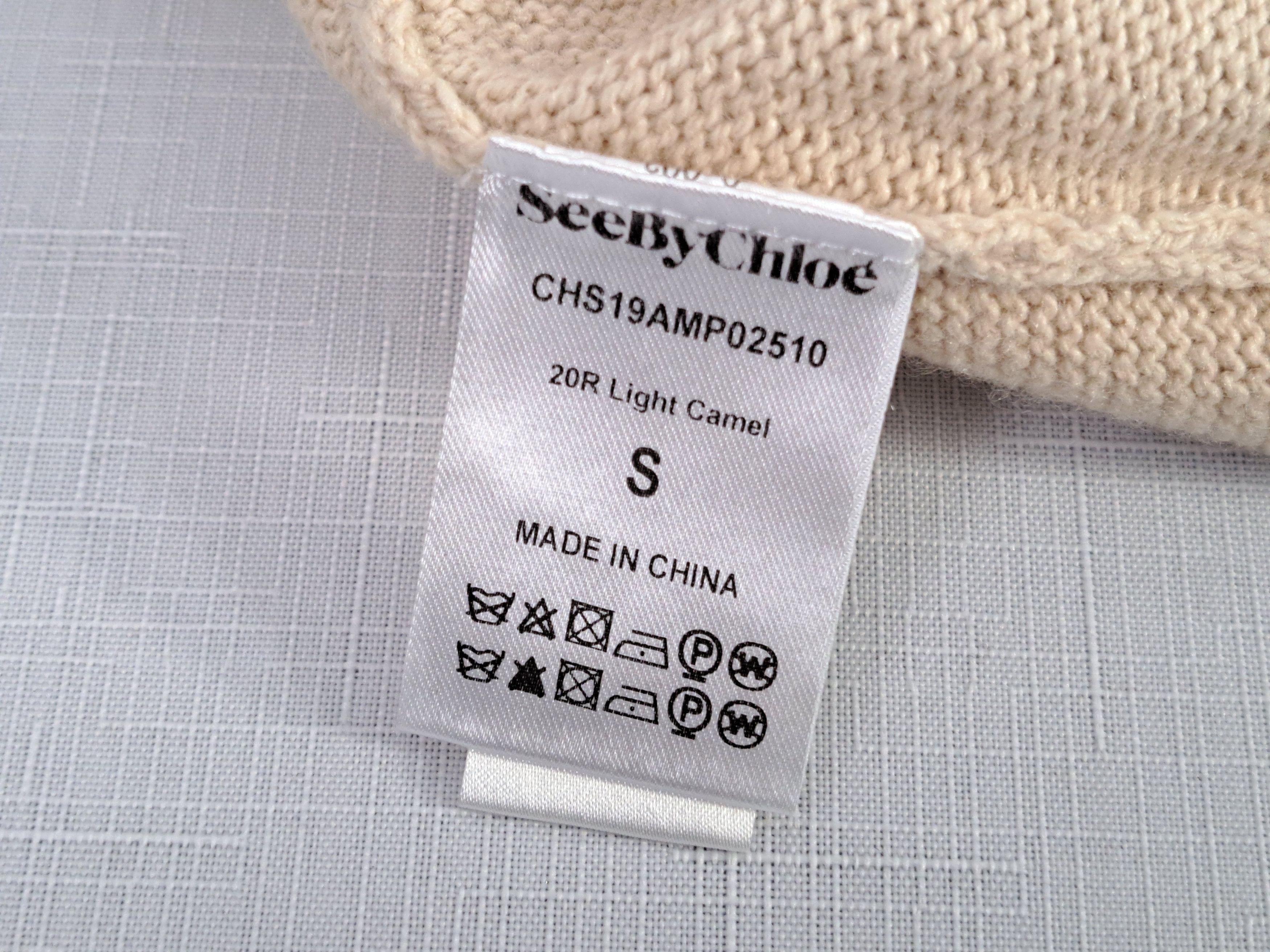 See by Chloe See by Chloe wool blend light camel sweater. Size S Size S / US 4 / IT 40 - 8 Thumbnail