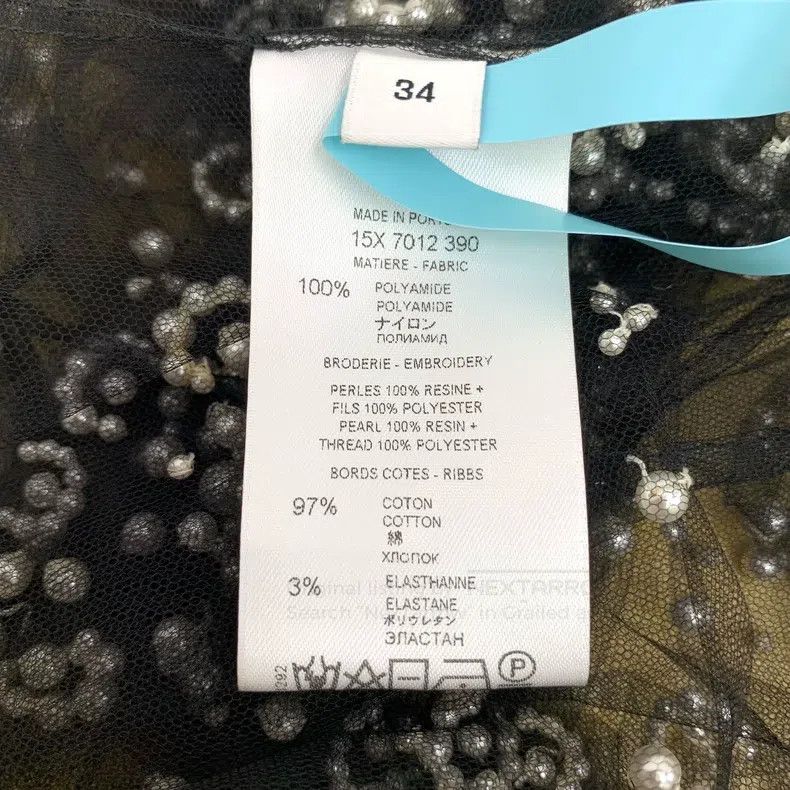 Givenchy Givenchy Grey Crystal Cotton Transparent Mesh Crewneck Sho Size XXS / US 00 / IT 34 - 6 Thumbnail