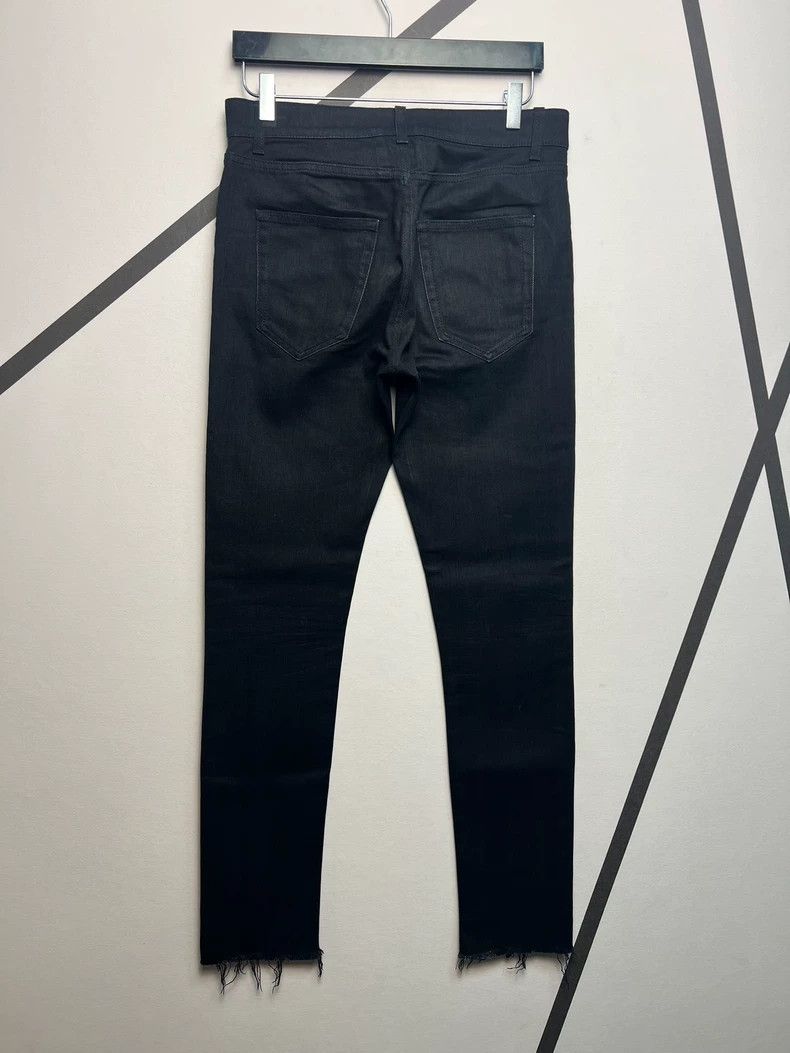 Saint Laurent Paris Saint laurent 16 Spring/Summer D01 Fringed Raw Edge Black B Size US 30 / EU 46 - 2 Thumbnail