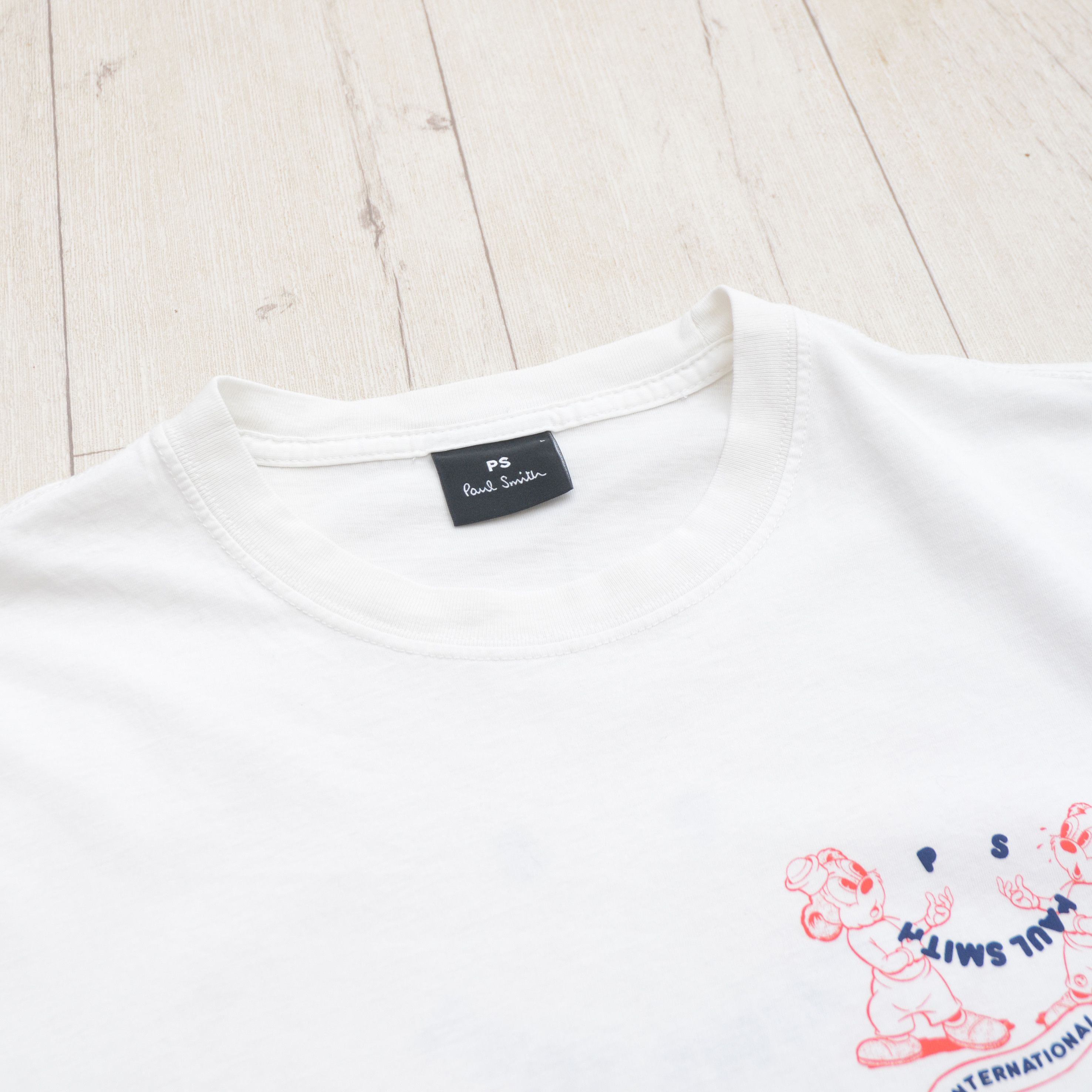 Paul Smith PS Paul Smith International Chipmunk White Circle Graphic Size US M / EU 48-50 / 2 - 9 Thumbnail
