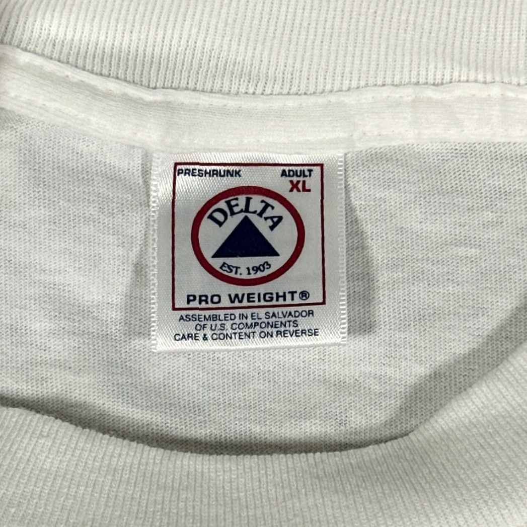 Delta VINTAGE Holland America Line Casino Shirt Delta Pro Weight White 90s Adult XL Mens White 90s Size US XL / EU 56 / 4 - 3 Thumbnail
