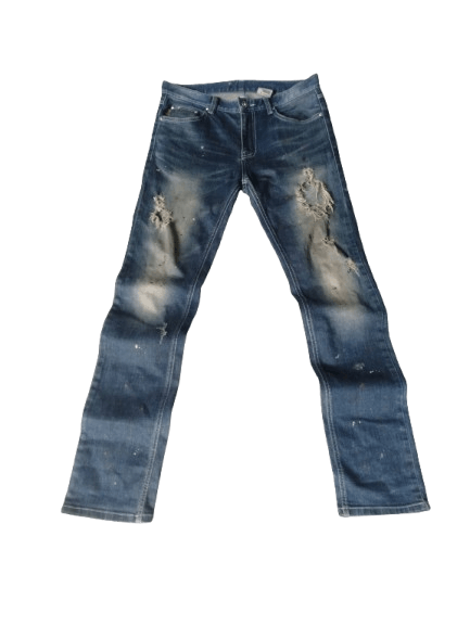 Hysteric Glamour × If Six Was Nine THE STORYI &&& DISTRESSED PAINTED DENIM Size US 33 - 1 Thumbnail