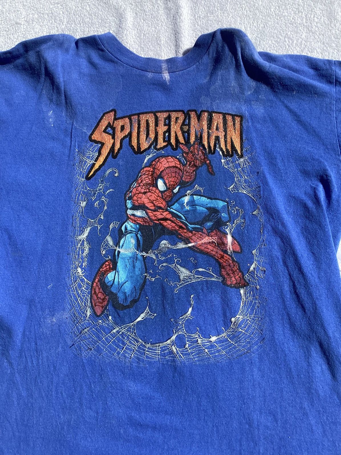 DC Comics Vintage Y2K Spider-Man web boys large Tee marvel dc comics Size US XS / EU 42 / 0 - 2 Thumbnail