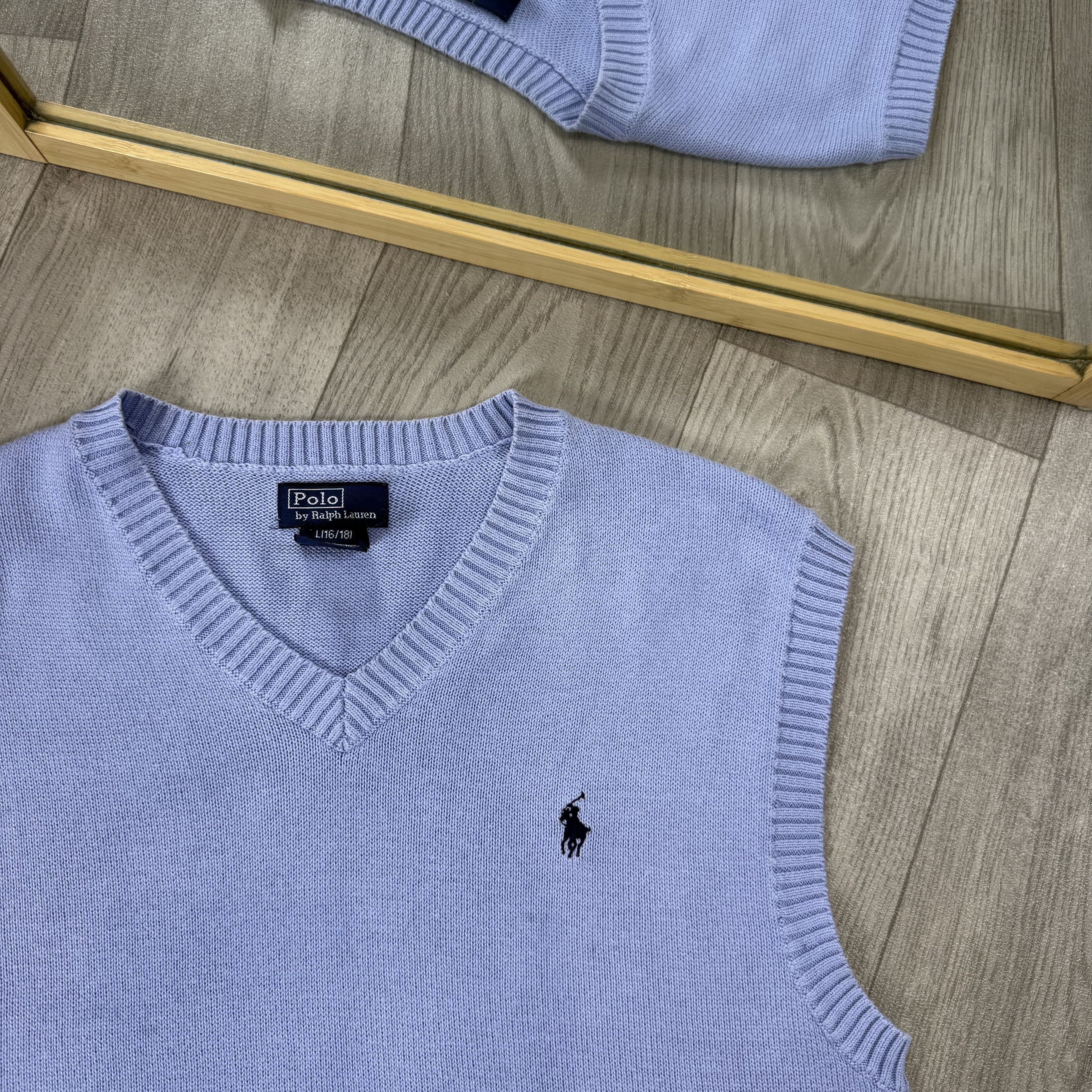 Polo Ralph Lauren Vintage Polo Ralph Lauren 90s V-Neck Vest Sweater Size S / US 4 / IT 40 - 6 Thumbnail
