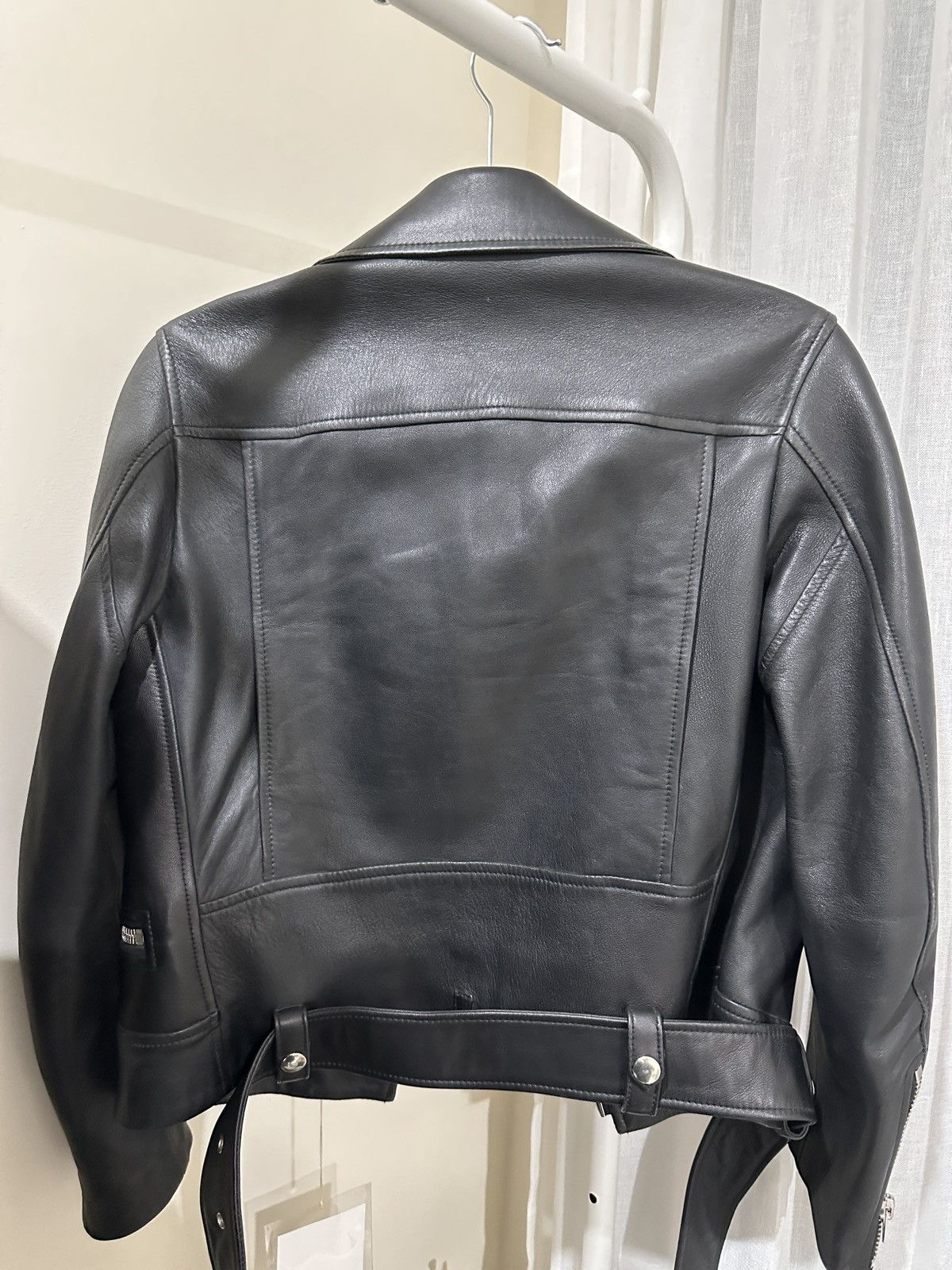 Acne Studios Acne Studios Mock Leather Biker Jacket Size XS / US 0-2 / IT 36-38 - 2 Thumbnail