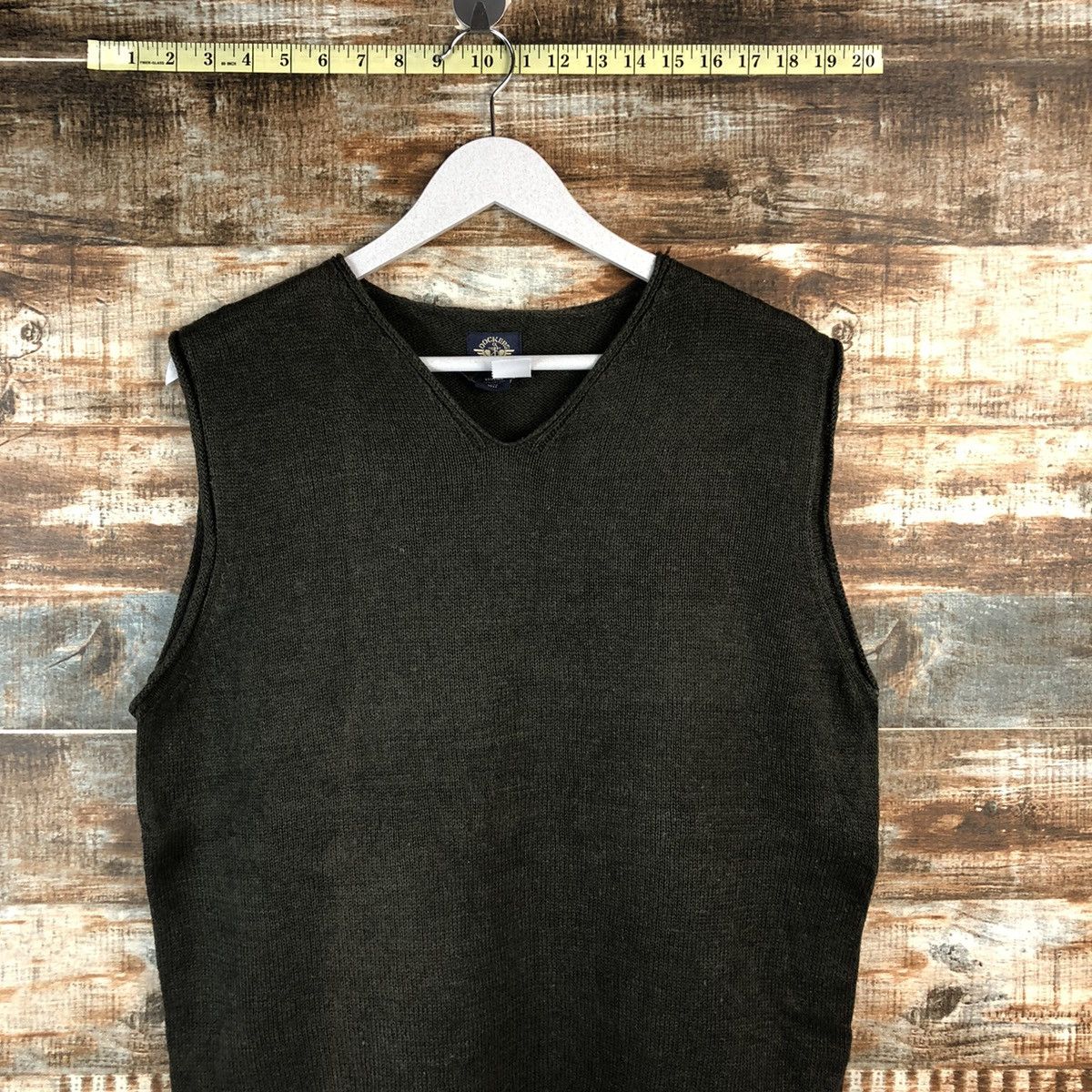 Dockers Dockers Green Vest Knitwear #A2493 Size US M / EU 48-50 / 2 - 2 Thumbnail