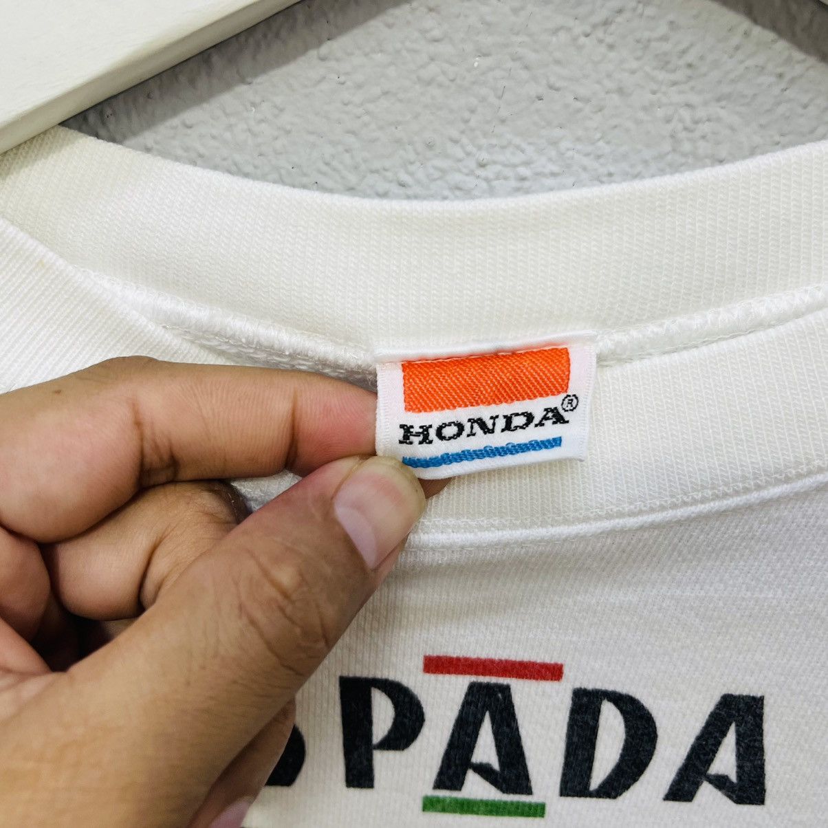 Honda Vintage 80s honda spada motobike sweatshirt extremely rare Size US M / EU 48-50 / 2 - 5 Thumbnail