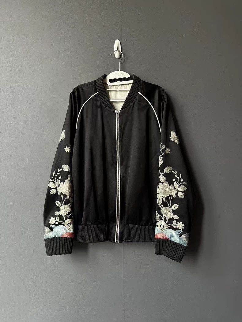 Gucci Gucci Embroidered Bomber Jacket Size US L / EU 52-54 / 3 - 1 Thumbnail