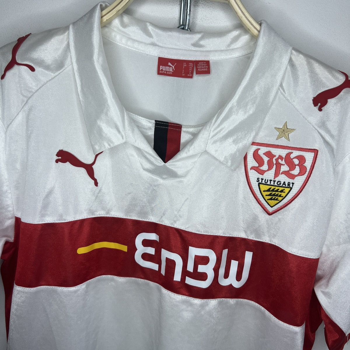 Puma ⚽️BLOKECORE VFB STUTTGART PUMA VINTAGE JERSEY Size US M / EU 48-50 / 2 - 5 Thumbnail