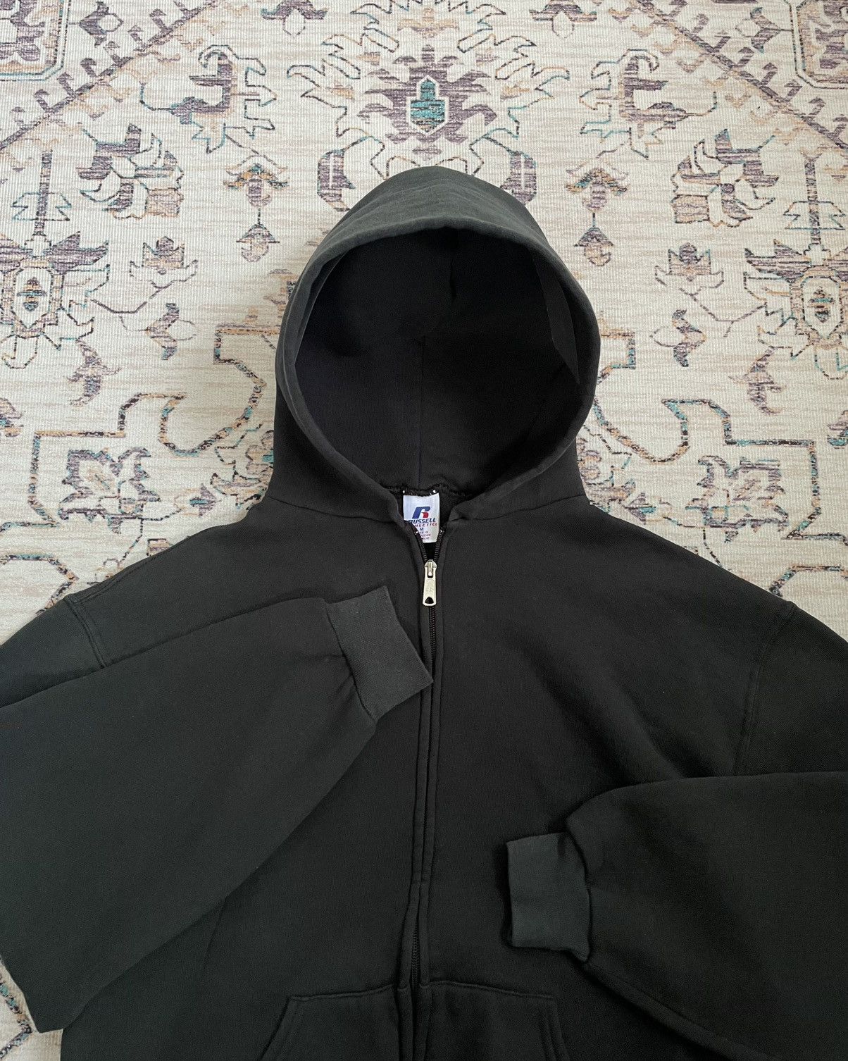 Russell Athletic × Vintage Vintage mid 2000s Seafoam Green Russell Athletic Zip Hoodie Size US M / EU 48-50 / 2 - 3 Thumbnail