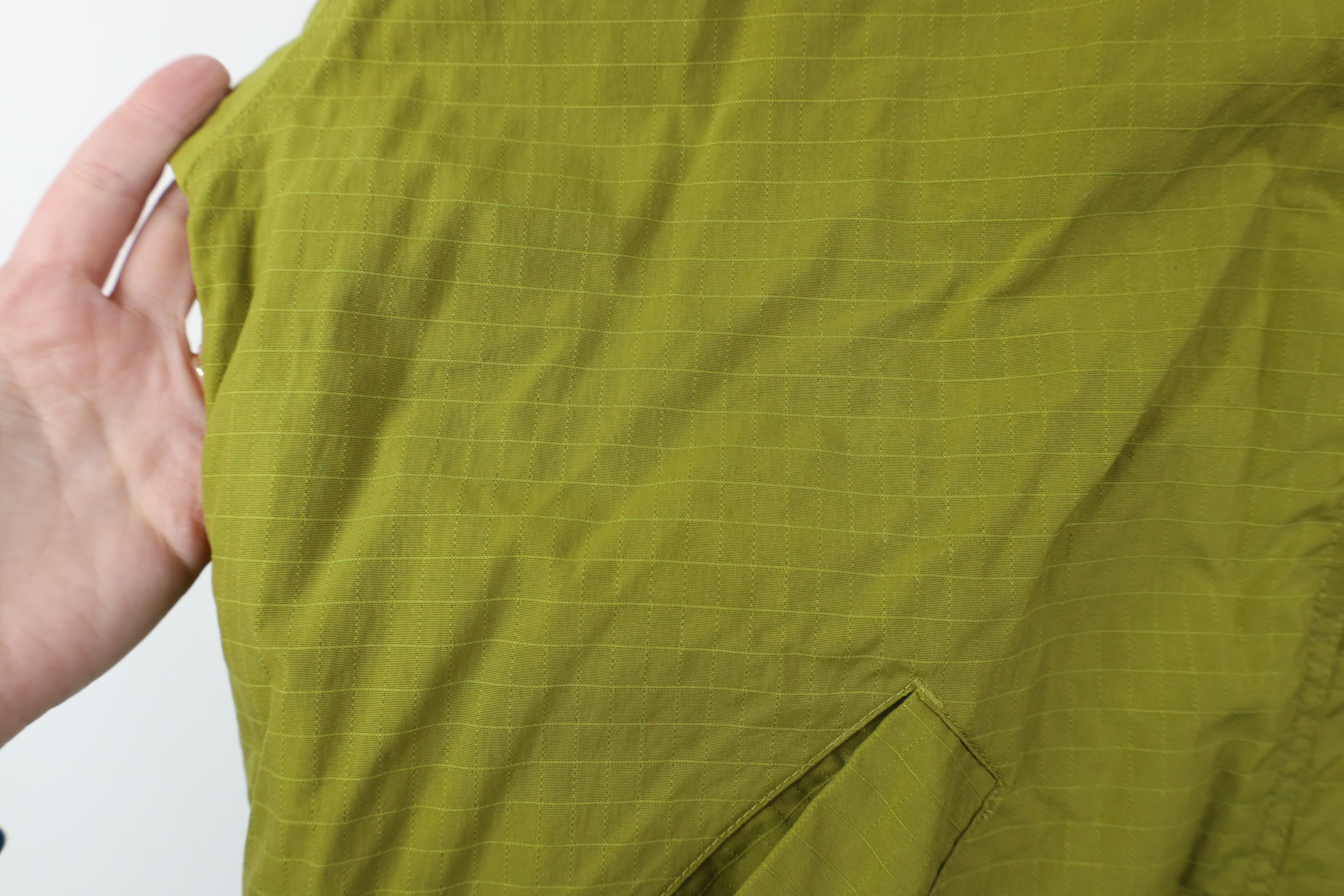 Vintage Vintage 90s Streetwear Hooded Windbreaker Jacket Green Size L / US 10 / IT 46 - 8 Thumbnail