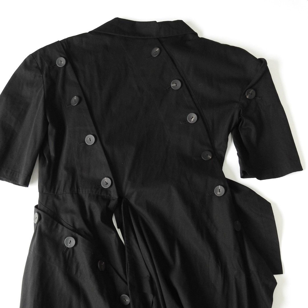 Yohji Yamamoto Yohji Yamamoto Femme SS18 Drape Button Asymmetrical Jacket Size M / US 6-8 / IT 42-44 - 12 Thumbnail