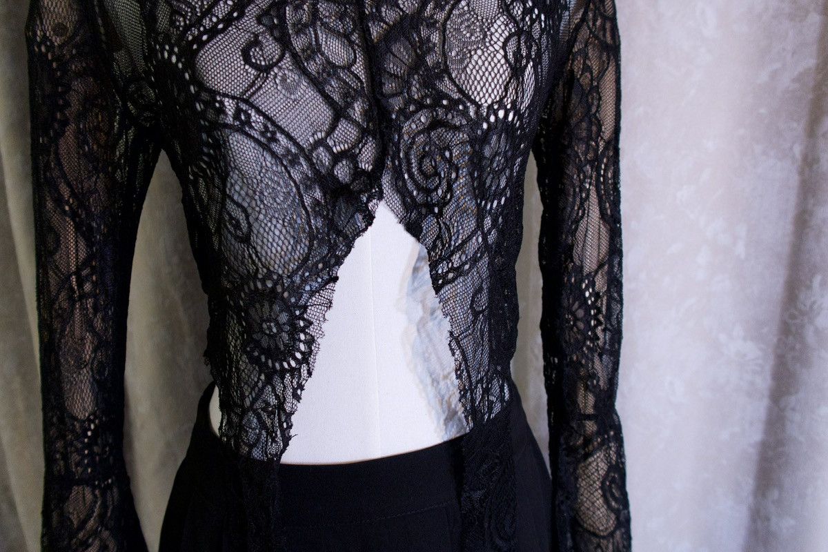 Other Midnight Veil Lace Top Size L / US 10 / IT 46 - 6 Thumbnail