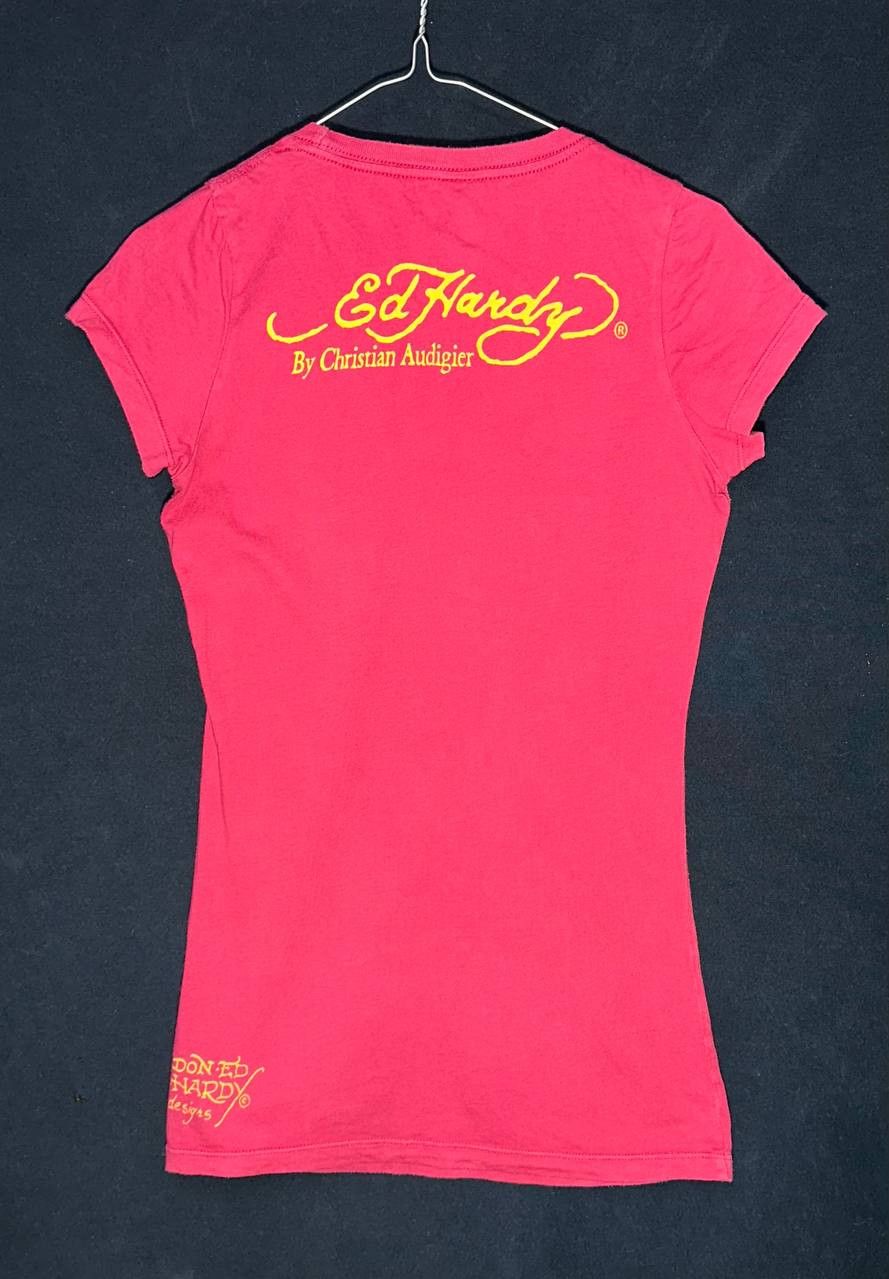 Ed Hardy Ed Hardy RETRO TIGER WOMENS short sleeve Y2K made in USA Size S / US 4 / IT 40 - 10 Thumbnail