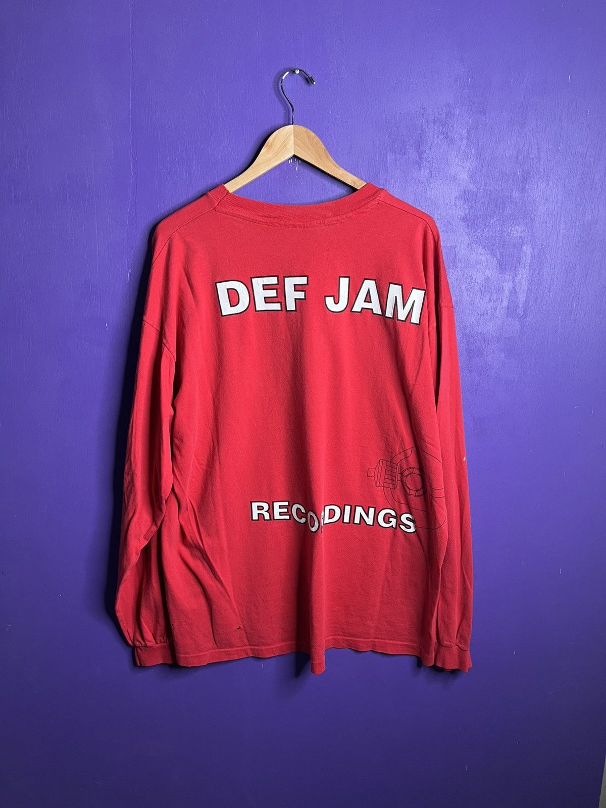 Vintage Vintage 90s Def jam recordings logo long-sleeve Size US XXL / EU 58 / 5 - 2 Thumbnail