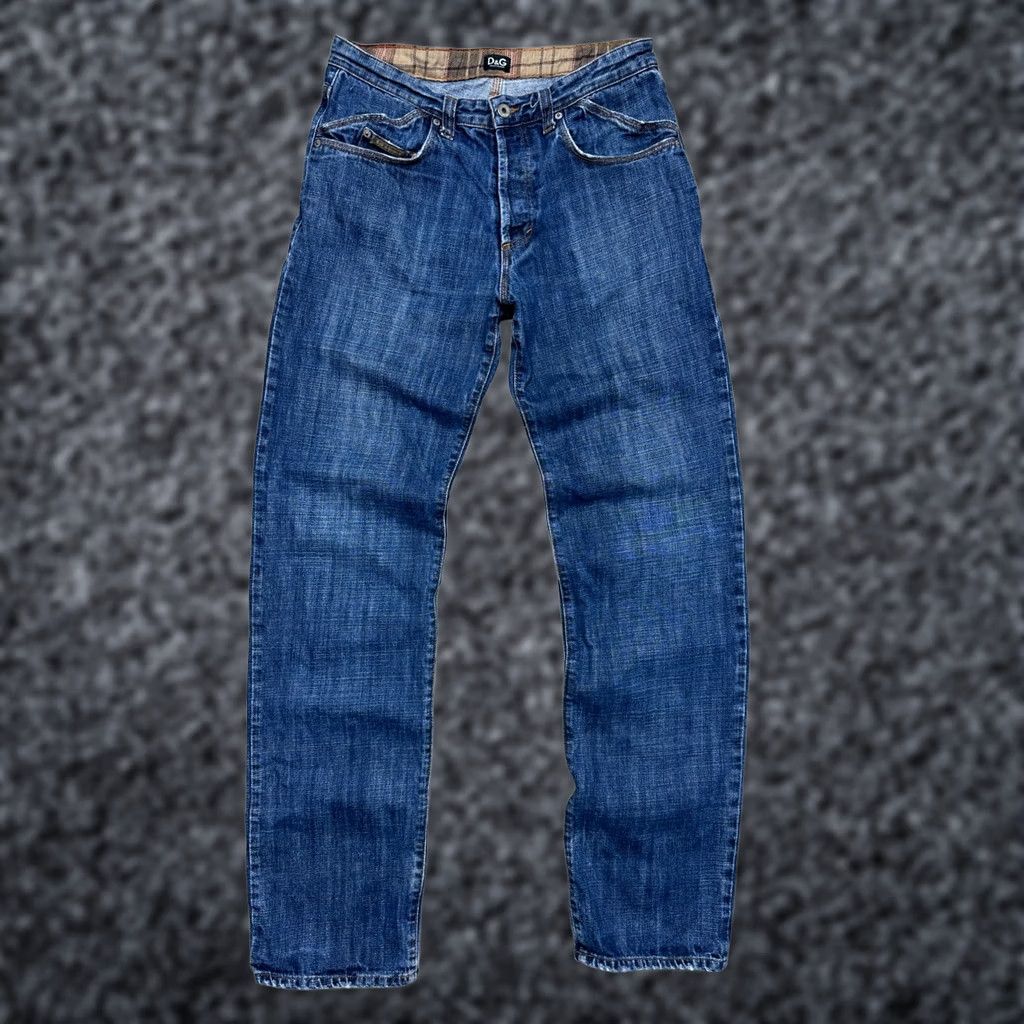 Dolce & Gabbana Dolce & Gabbana Jeans Jeans Size 34 Mens Denim Pants Blue Vintage Regular Silk Pro Text 115 cm Inseam 89 cm Waist 43 cm ￼ Size US 34 / EU 50 - 1 Thumbnail