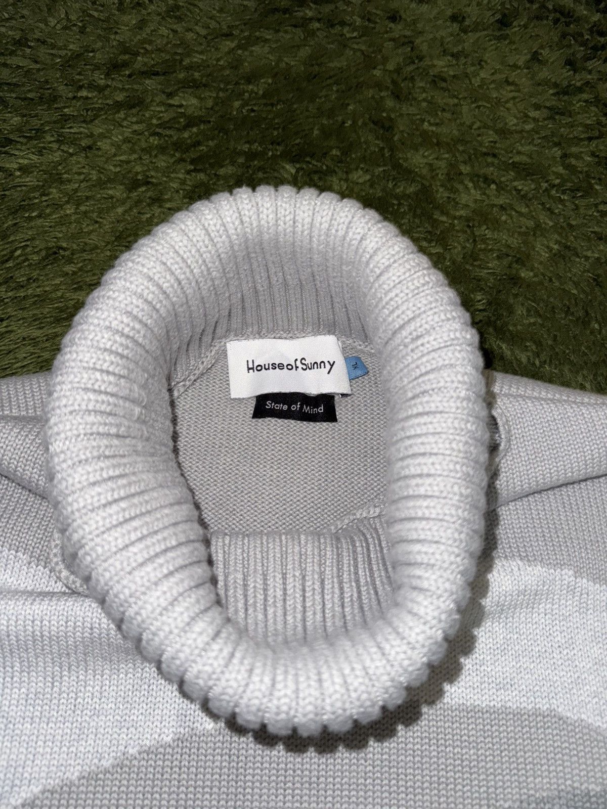 House of Sunny [XL] House of Sunny Wave Embroidered Logo High-Neck Knit Size US XL / EU 56 / 4 - 5 Thumbnail