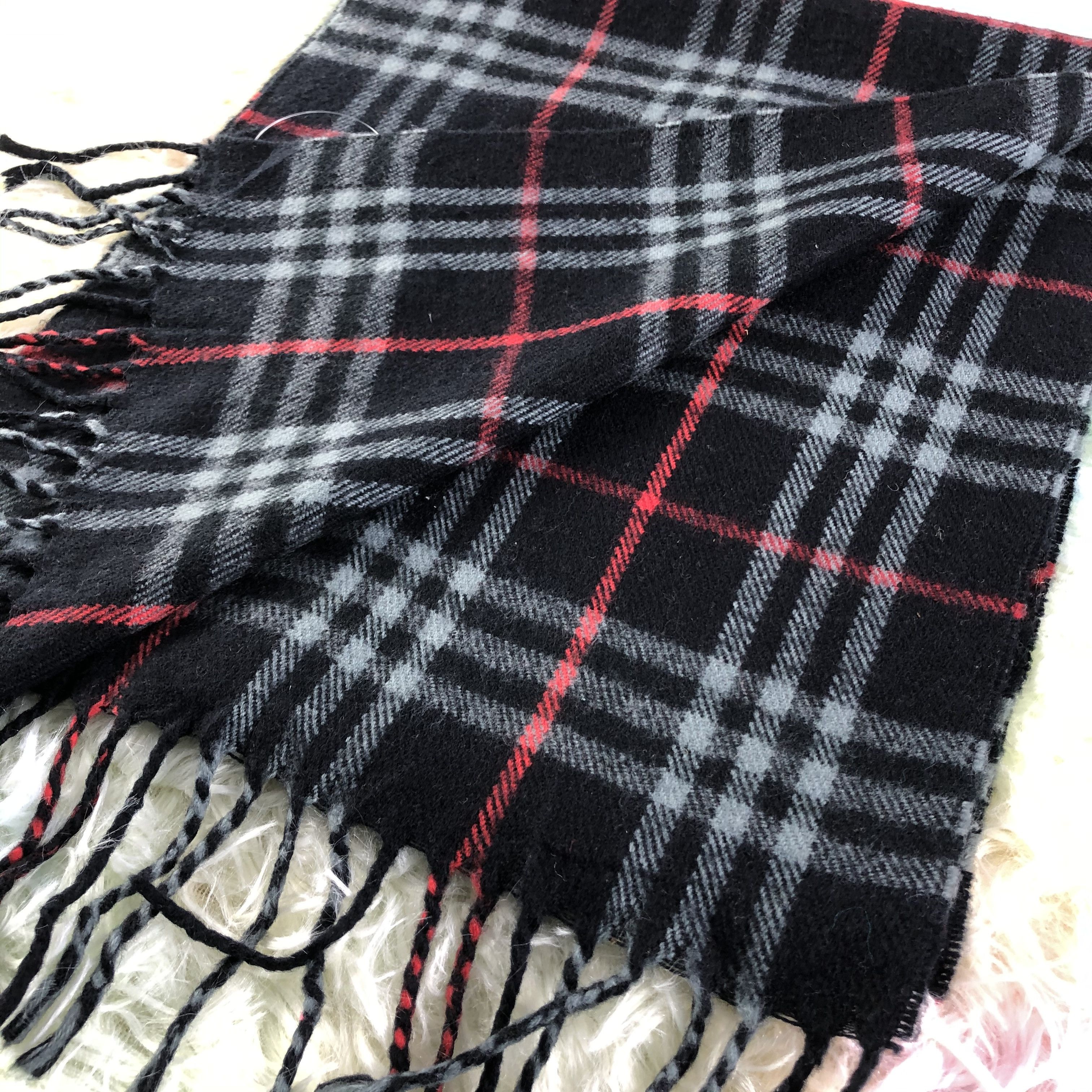Burberry × Vintage Burberry Scarf / Muffler / Neckwear - KM513 Size ONE SIZE - 4 Thumbnail
