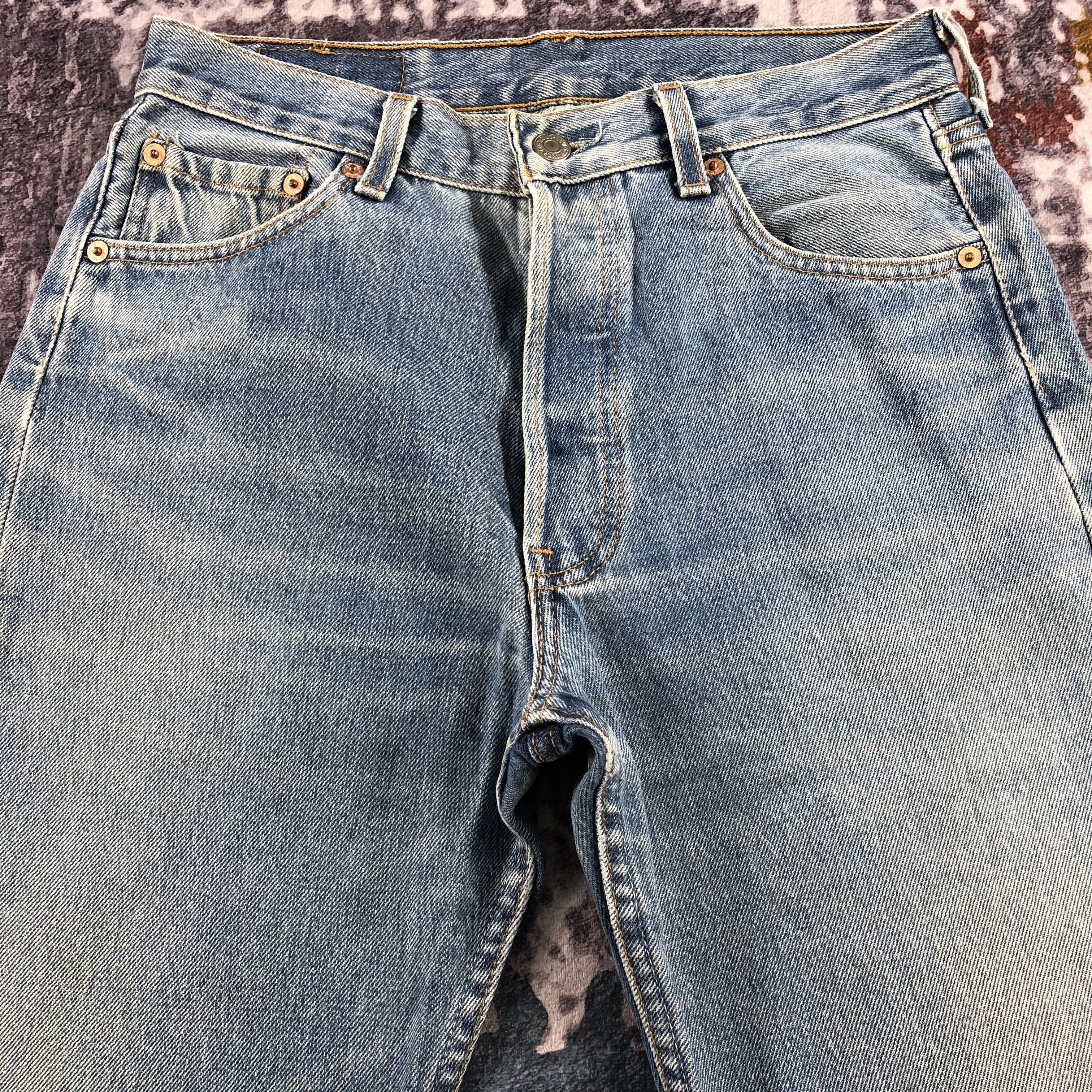 Levi's Vintage 90s Levis 501 Jeans-JM2721 Size US 28 / EU 44 - 3 Thumbnail