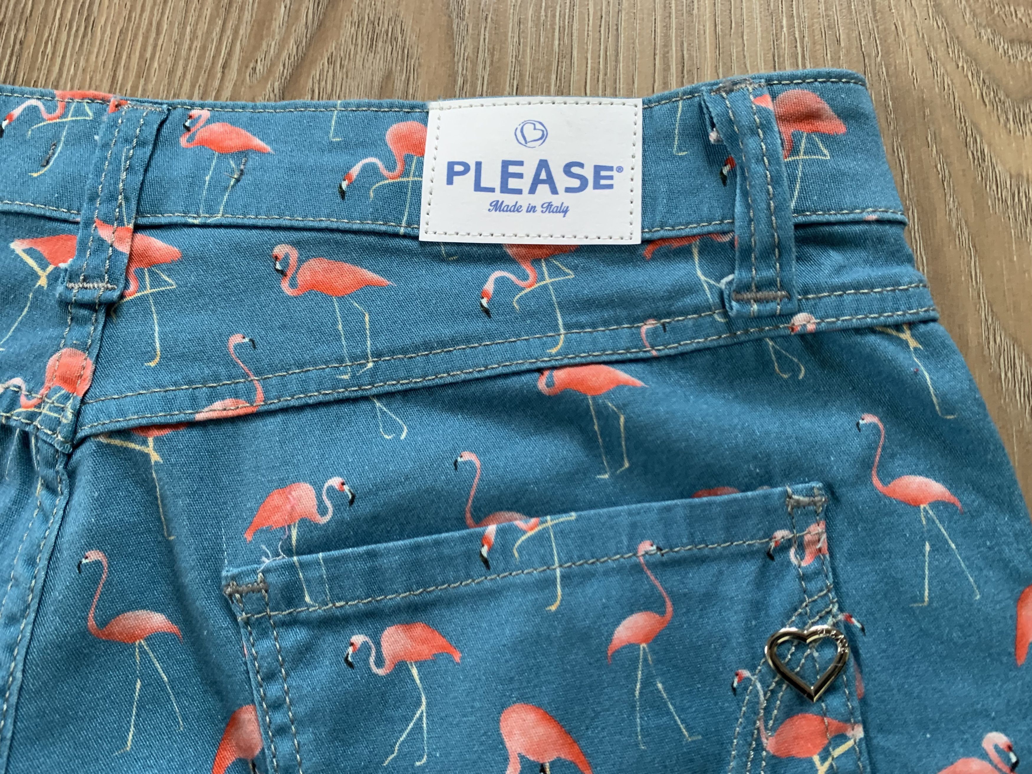 Other PLEASE Flamingo Cotton Print Shorts Made in Italy Size US 32 / EU 48 - 5 Thumbnail