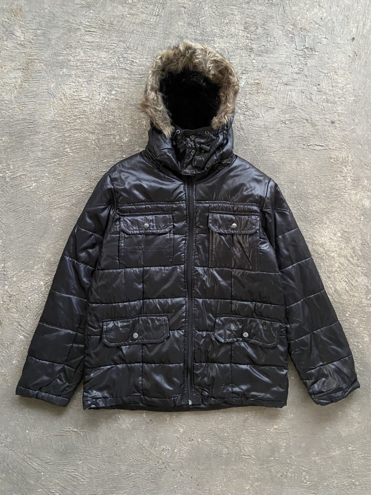 00s semantic design fur down jacket お兄系 Semantic Design Fur Jacket | Grailed