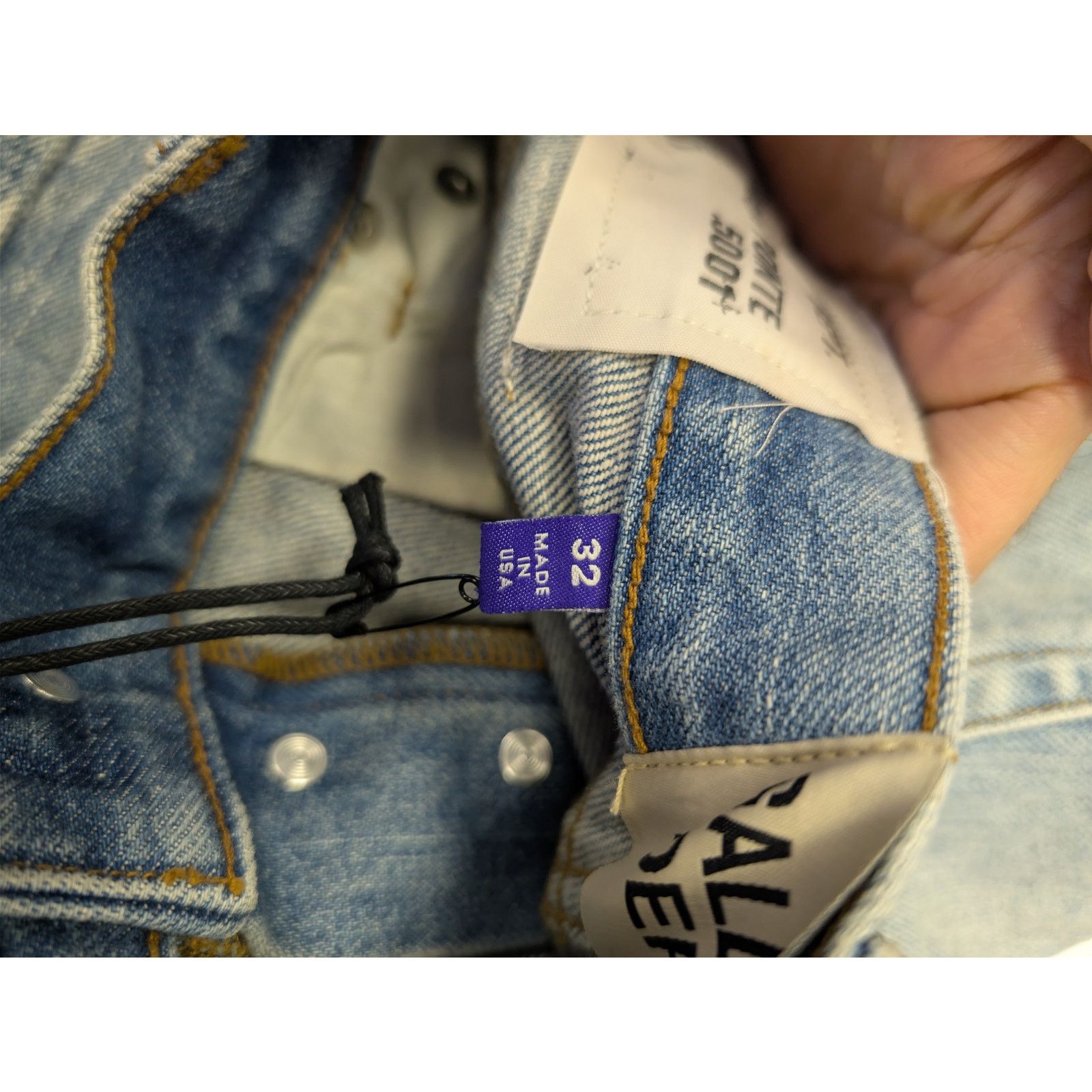 Gallery Dept. o1rshd1 Size: 32W x 32L / Levi's 501 Distressed Denim Jeans Size US 32 / EU 48 - 20 Thumbnail