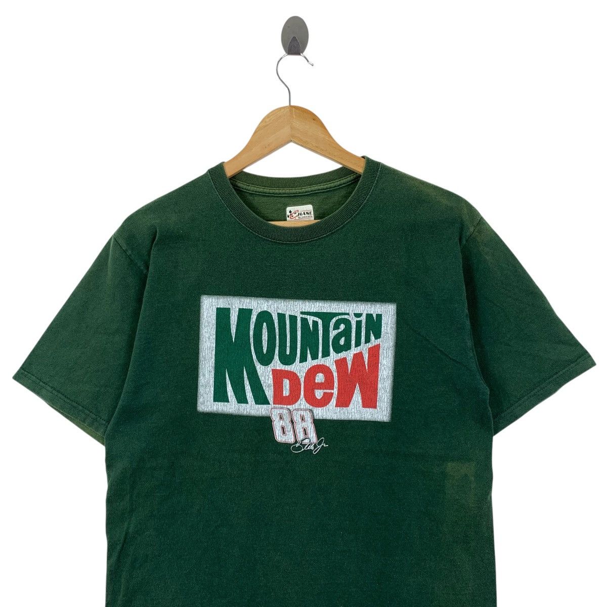 Vintage Vintage DALE EARNHARDT JR Mountain Dew #88 Nascar Shirt Size US M / EU 48-50 / 2 - 2 Thumbnail