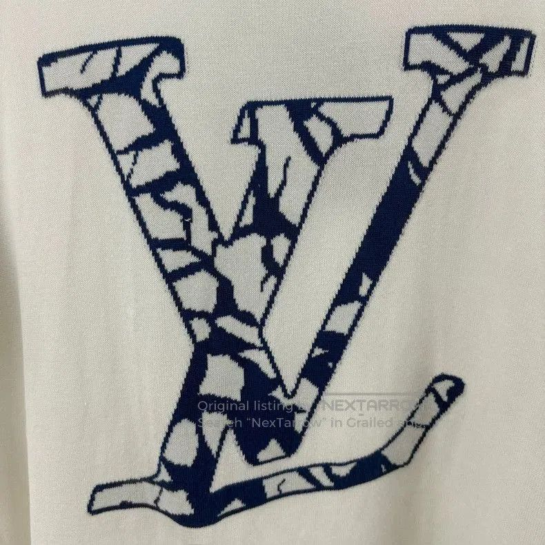 Louis Vuitton Louis Vuitton Snow Logo Knit Short Sleeve. Size US XXL / EU 58 / 5 - 3 Thumbnail