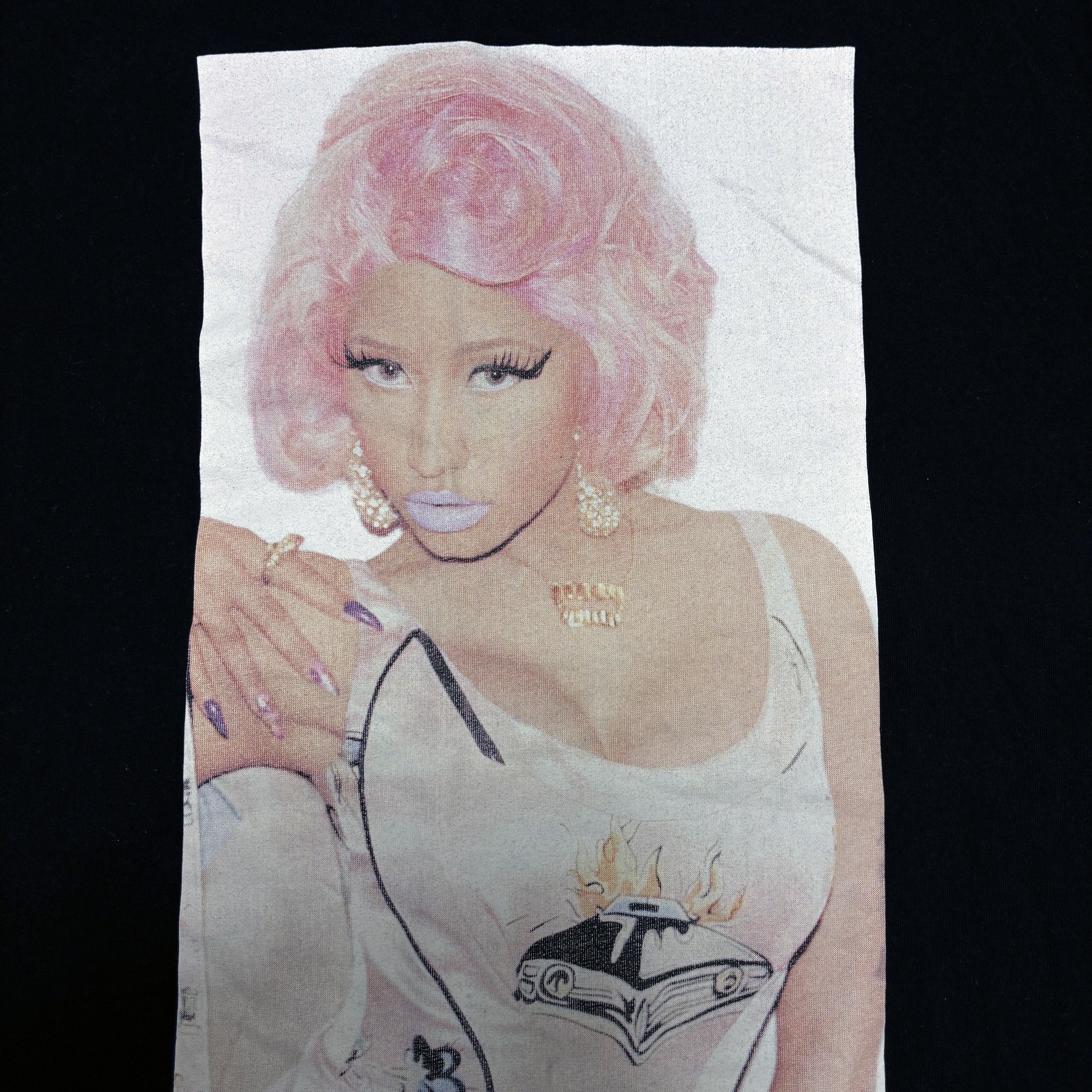 Band Tees × Divided × Rap Tees Nicki Minaj Shirt Hip Hop Rap Tee Lady Gaga Rihanna Size US L / EU 52-54 / 3 - 4 Thumbnail