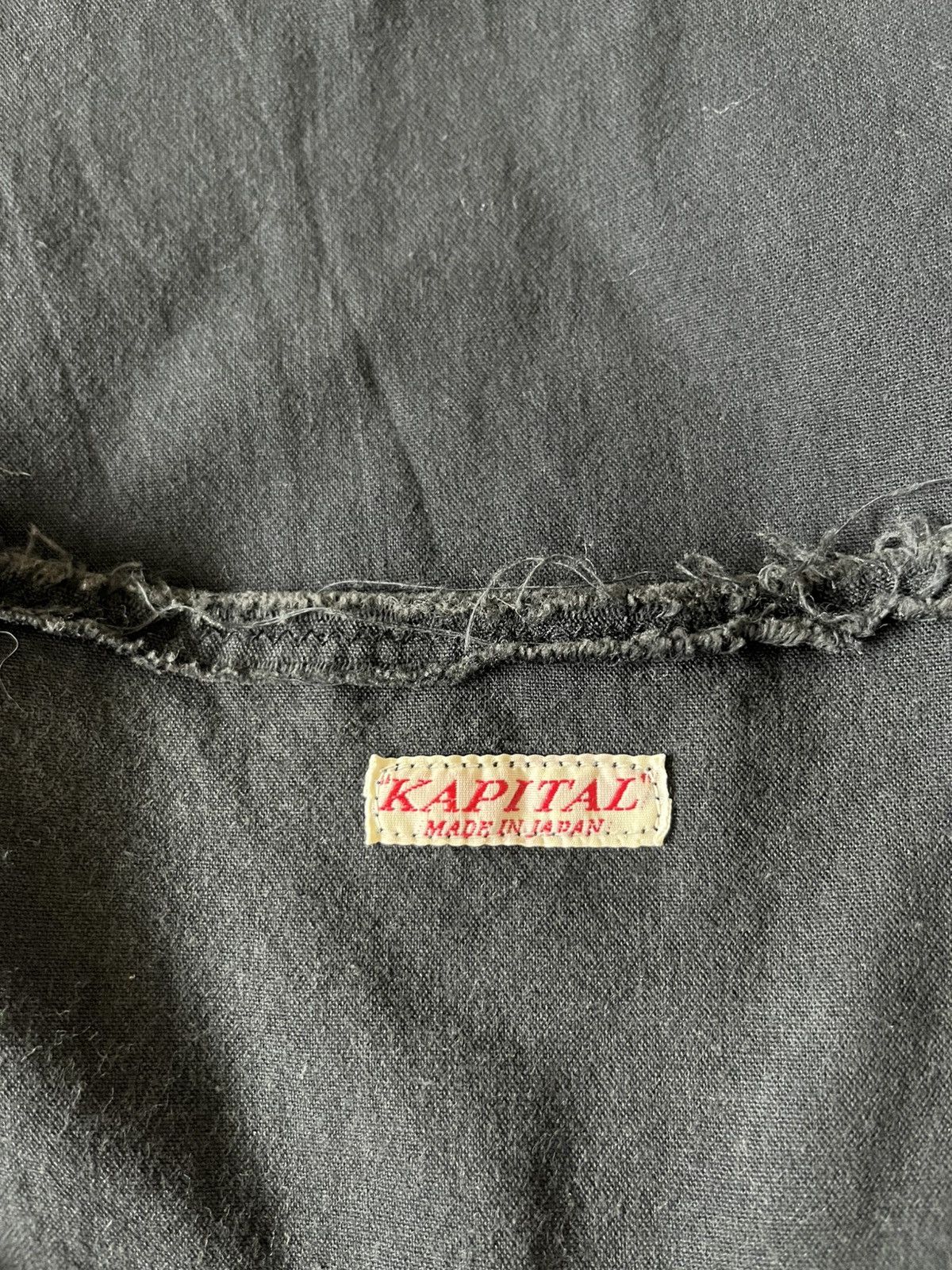 Kapital Vintage kapital raw edge black maxi dress Size S / US 4 / IT 40 - 5 Thumbnail