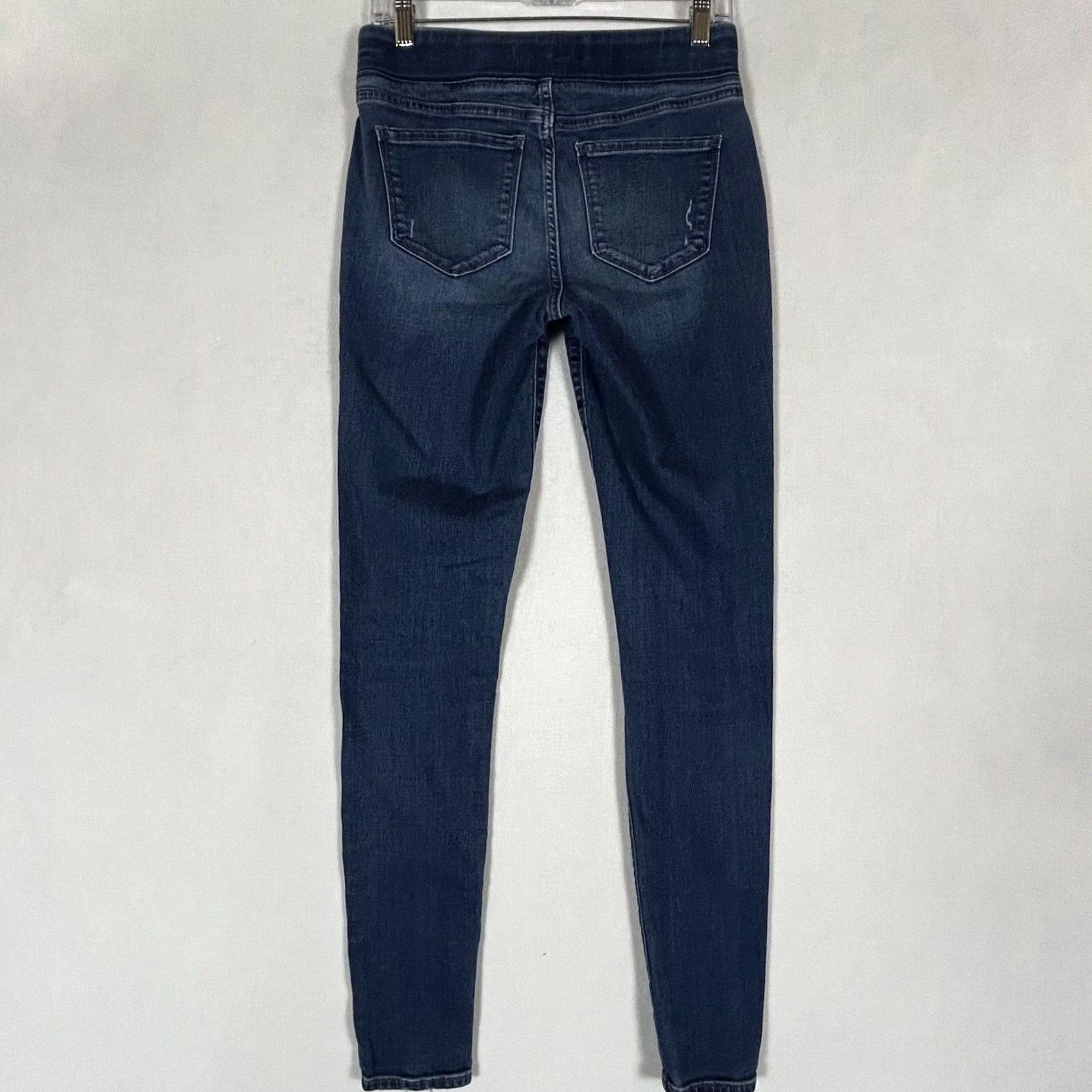 Old Navy Old Navy Jeggings Womens Size 4 Tall Blue Denim Mid Rise Pull On 5-Pocket Zipper Jeans Size 27" / US 4 / IT 40 - 7 Thumbnail