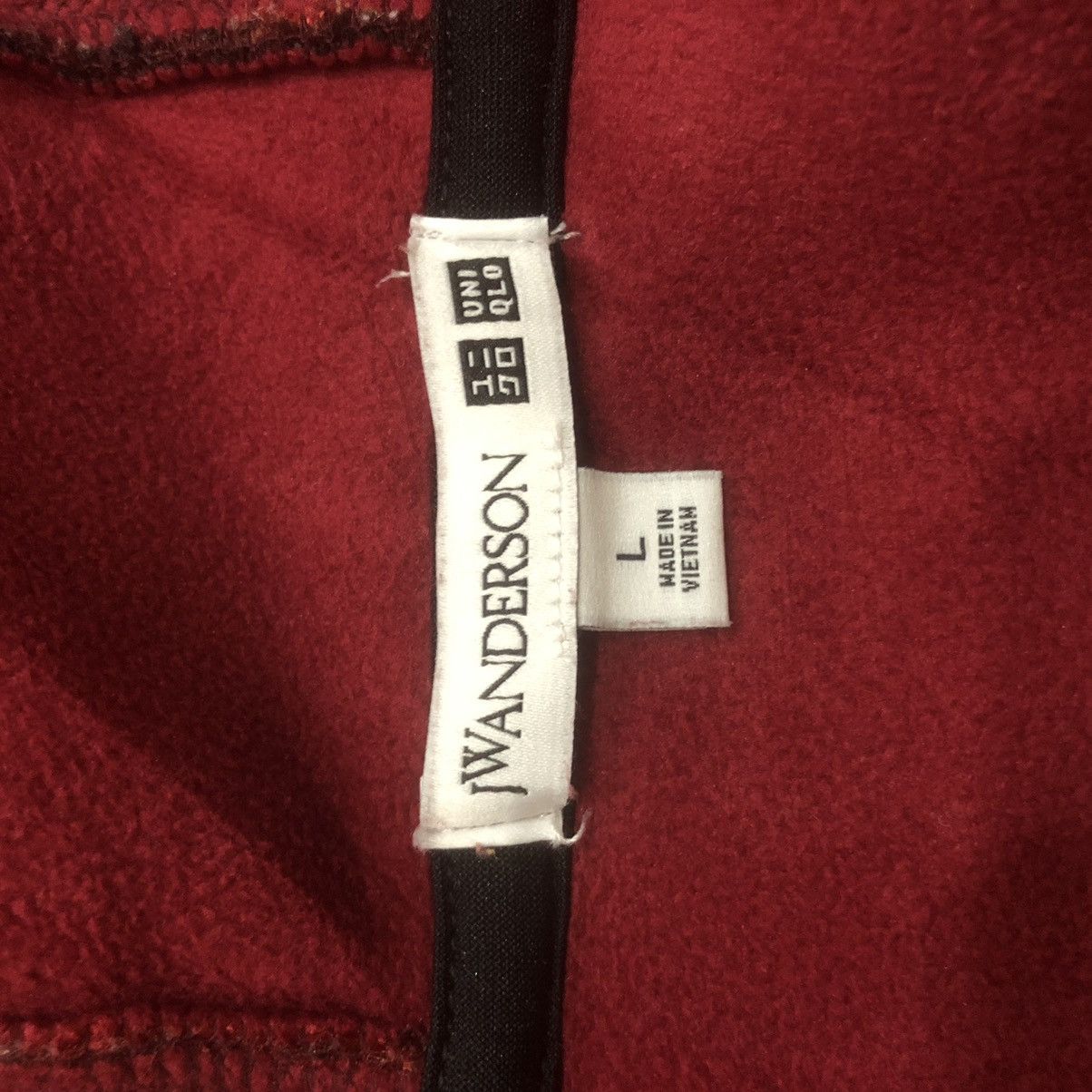 JW Anderson × Uniqlo JWAnderson X Uniqlo Red Plaid Fleece Zipper Hodie Size US L / EU 52-54 / 3 - 6 Thumbnail