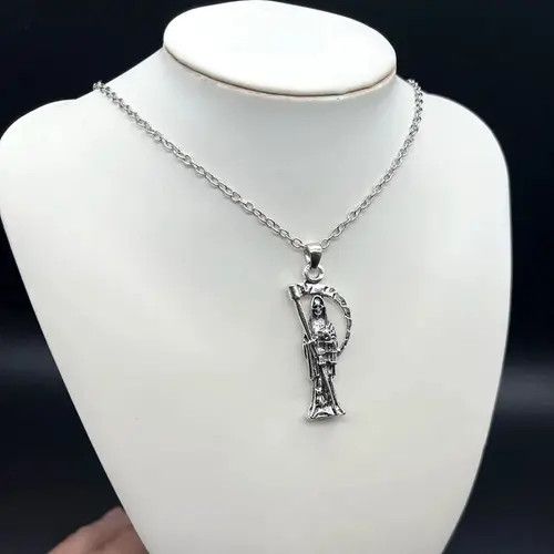 Other Skeleton Grim Reaper Necklace Size ONE SIZE - 3 Thumbnail