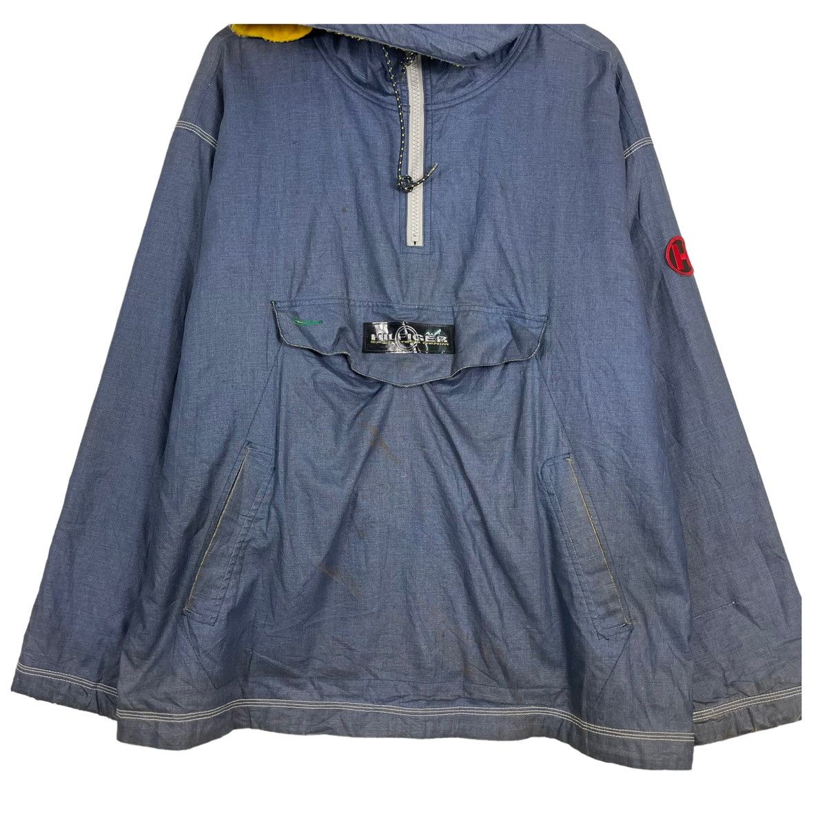 Tommy Hilfiger × Vintage 💥TOMMY HILFIGER ANORAK HOODIE SURVIVAL JACKET Size US L / EU 52-54 / 3 - 5 Thumbnail
