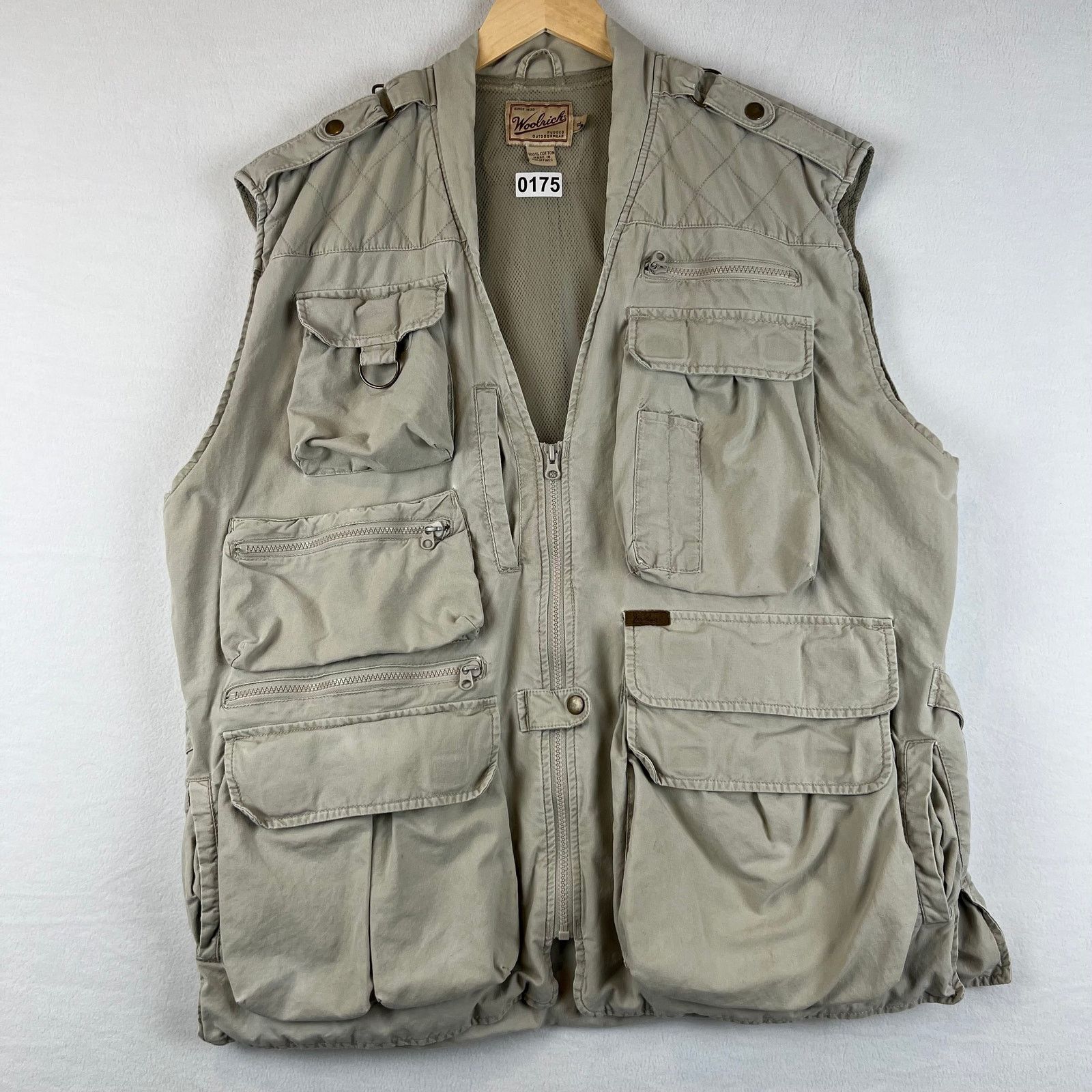 Woolrich Woolen Mills Berne Workwear Quilt Lined Canvas Duck Full Zip Vest Men XXL Size US XL / EU 56 / 4 - 8 Thumbnail