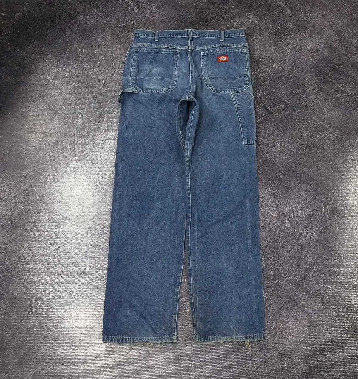 Dickies × Vintage Vintage Dickies Y2K Blue Work Denim USA Hype Jeans Size US 34 / EU 50 - 1 Thumbnail